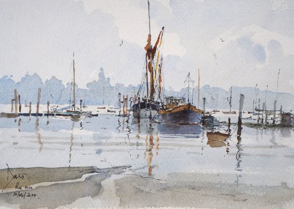 David Howell, SKETCH - THE NEW ARRIVAL, PIN MILL