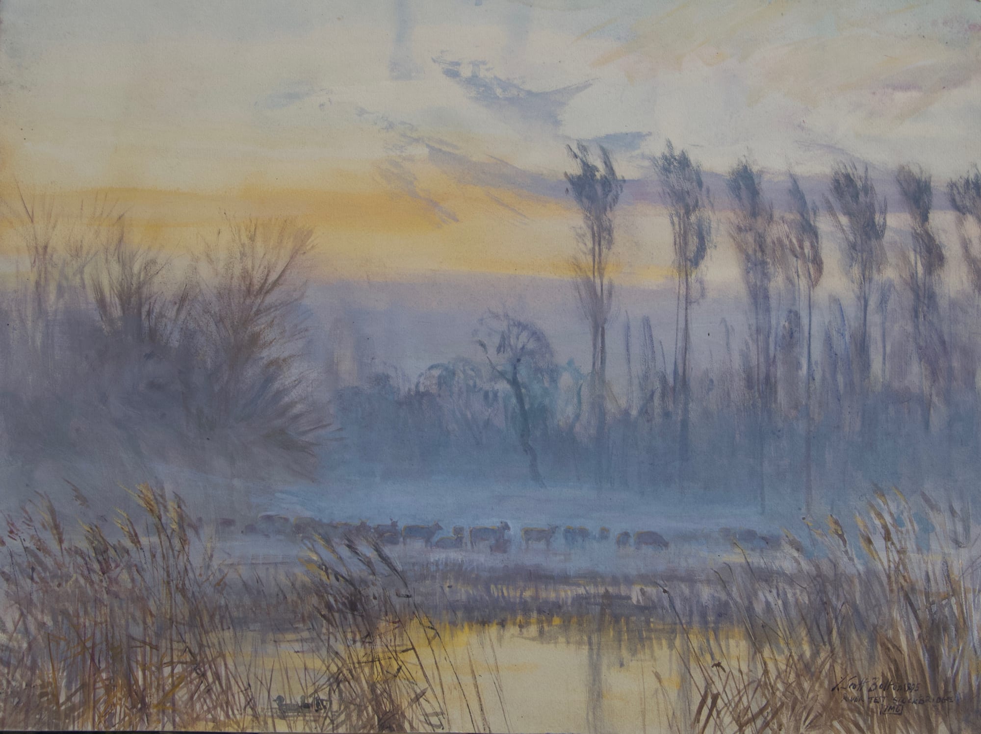 Timothy Scott Bolton, RIVER TEST, EVENING