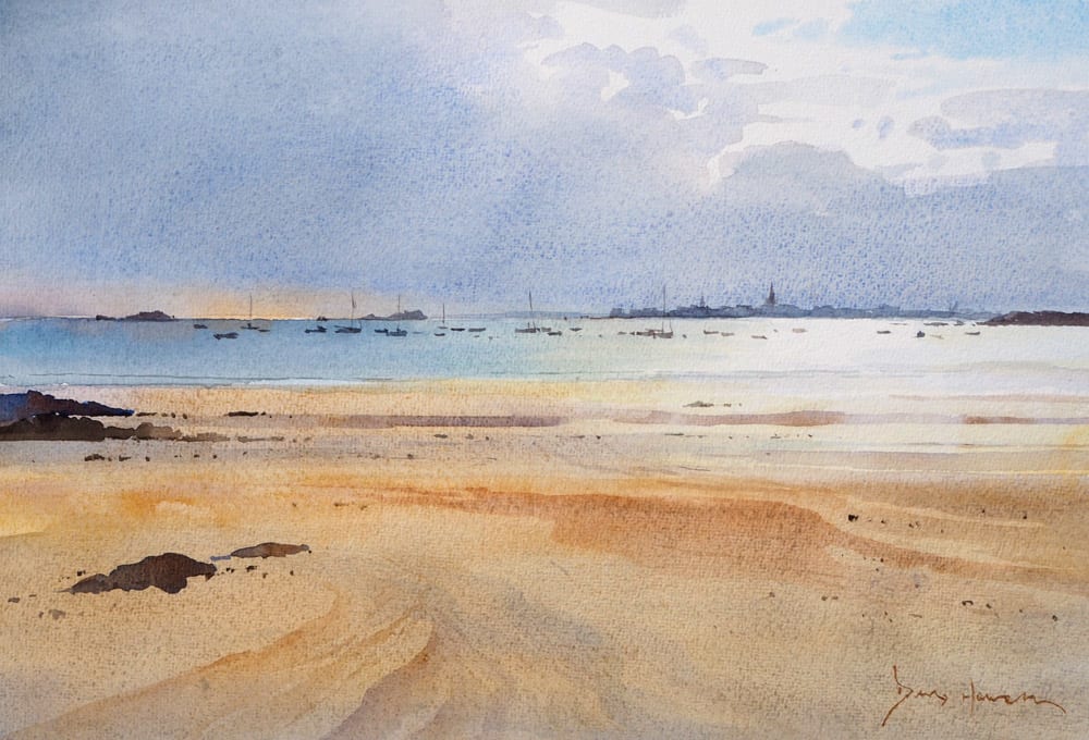 David Howell, ST MALO FROM ST LUNAIRE, BRITTANY