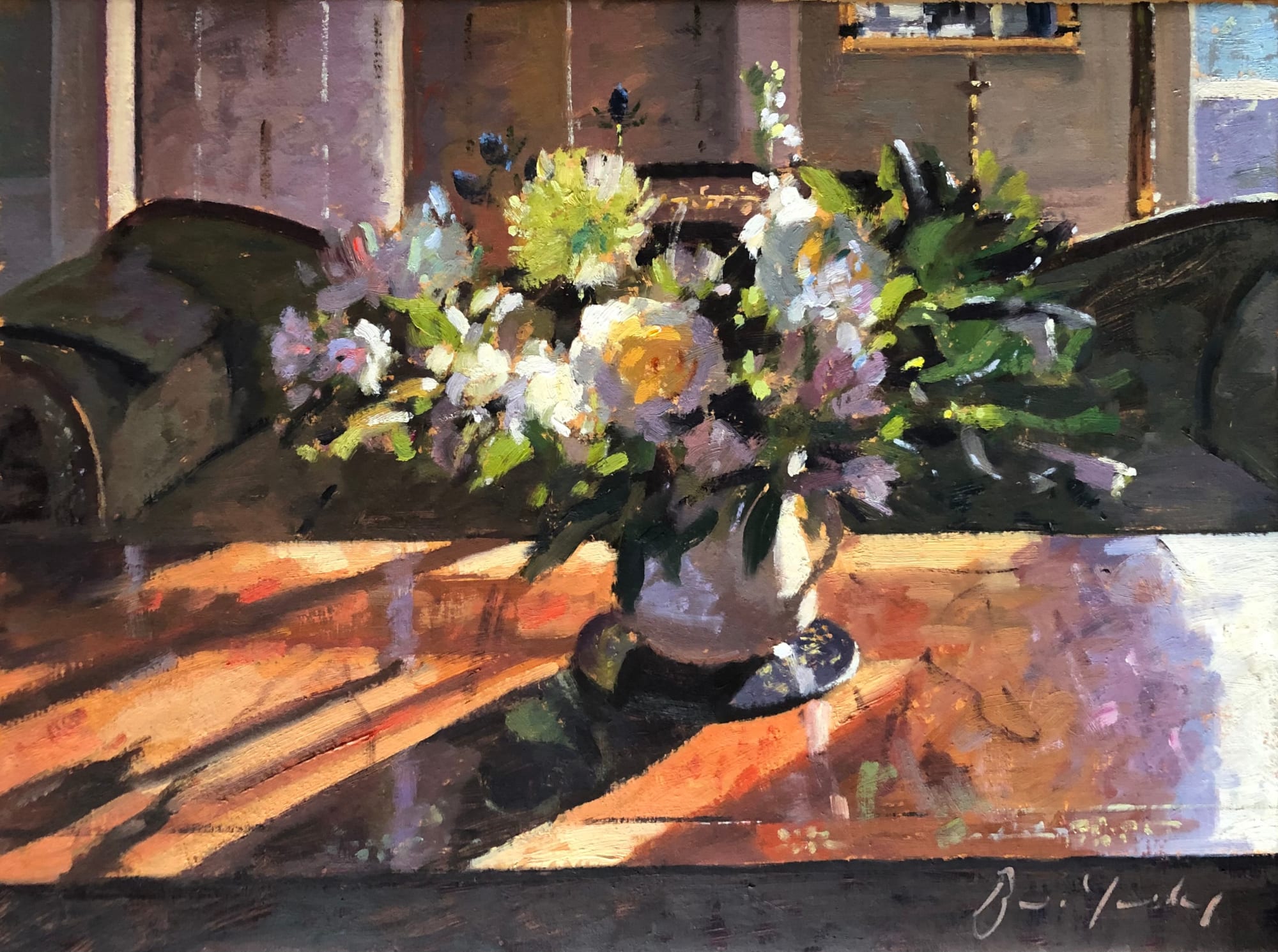 Bruce Yardley, FLOWERS ON ROSEWOOD