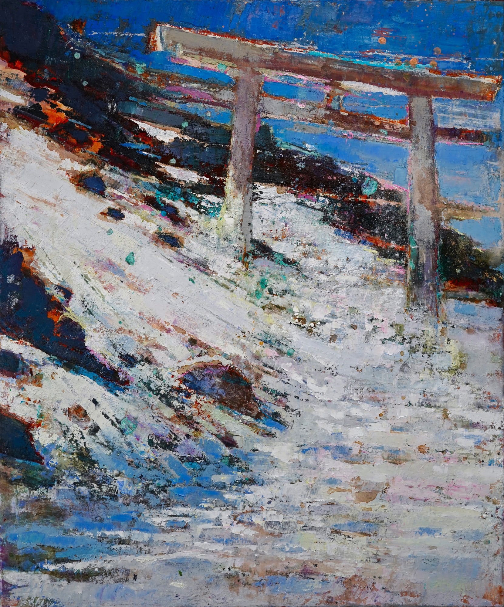 Peter Kettle, TORII GATE AT THE SUMMIT OF MT FUJI