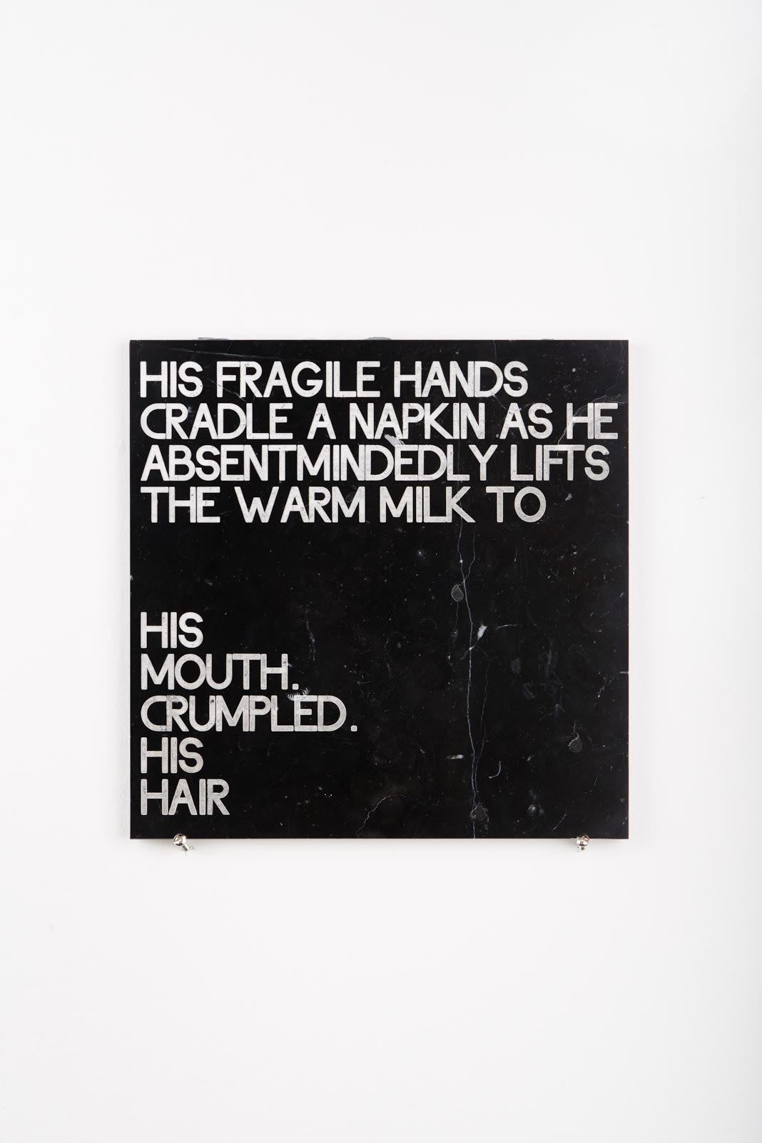 Moi Tran, Dying - A Journey 3. Poetry Tile, 2019