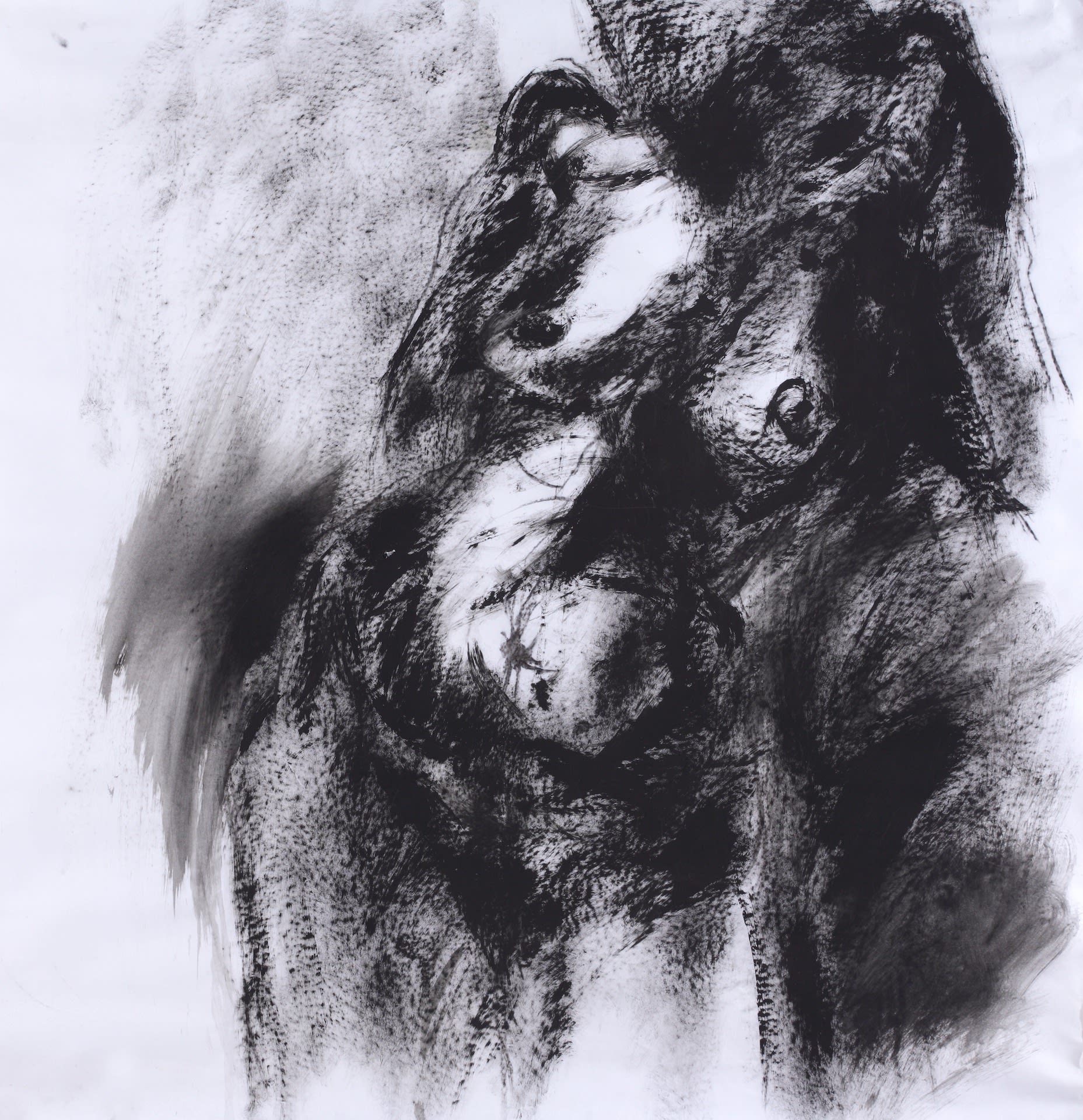 Solamalay Namasivayam, Graphite Drawing on Nude '02, 2002