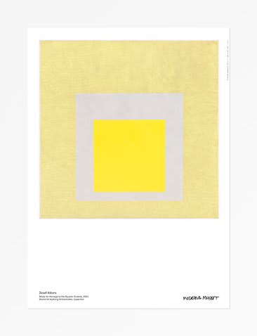 Josef Albers, Study for Homage to the Square. Evident