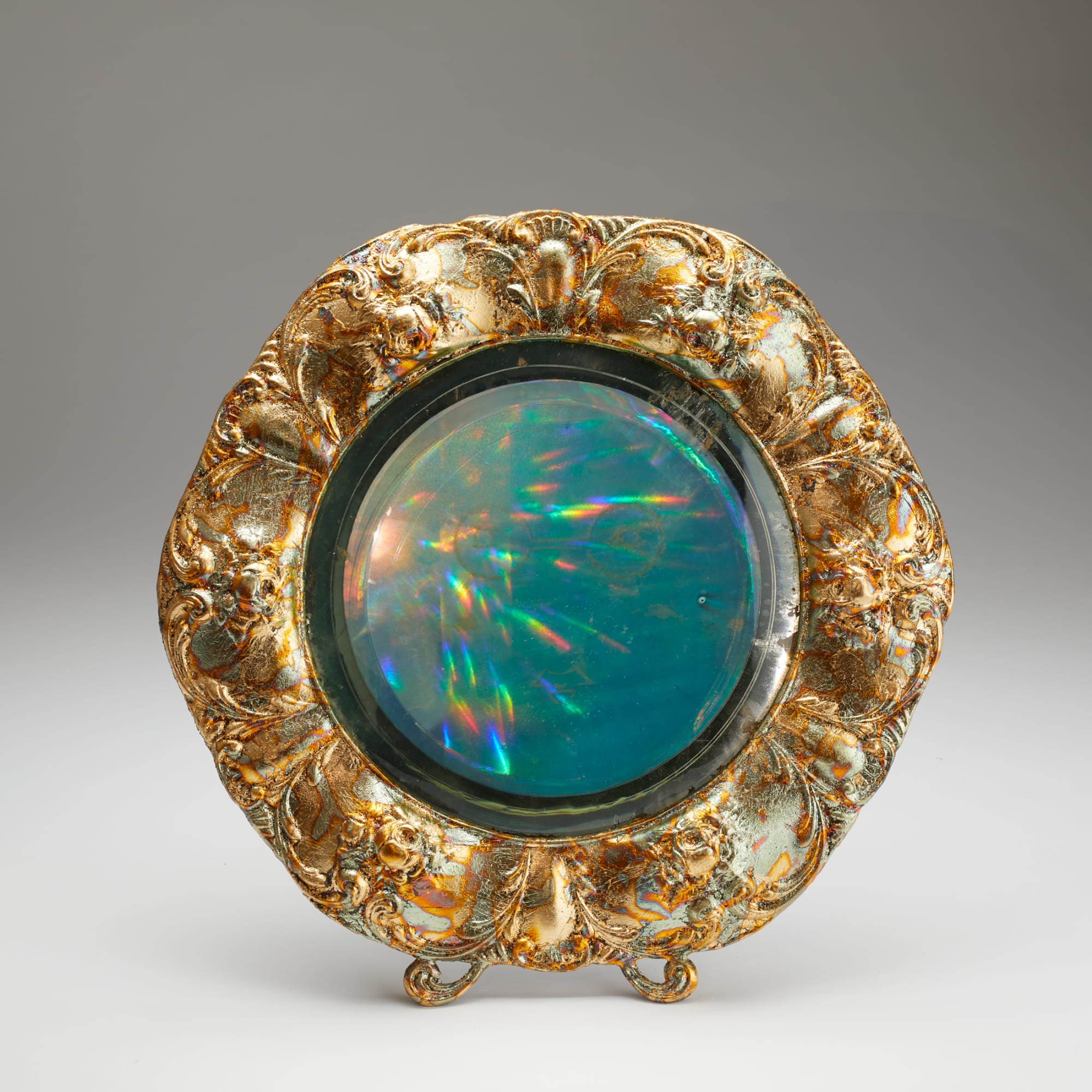 C Alex Clark, Setting for a Meta-Vanity Table: Trans-dimensional Looking Glass for Claude Cahun, 2022