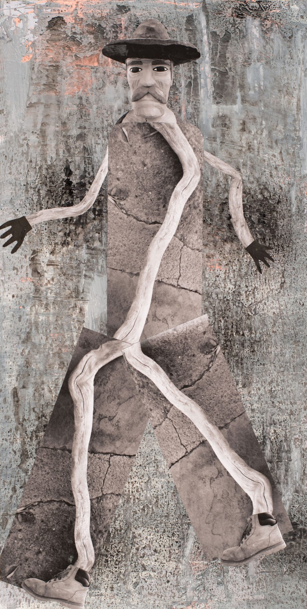 Holly Roberts, Old Man Walking, 2022