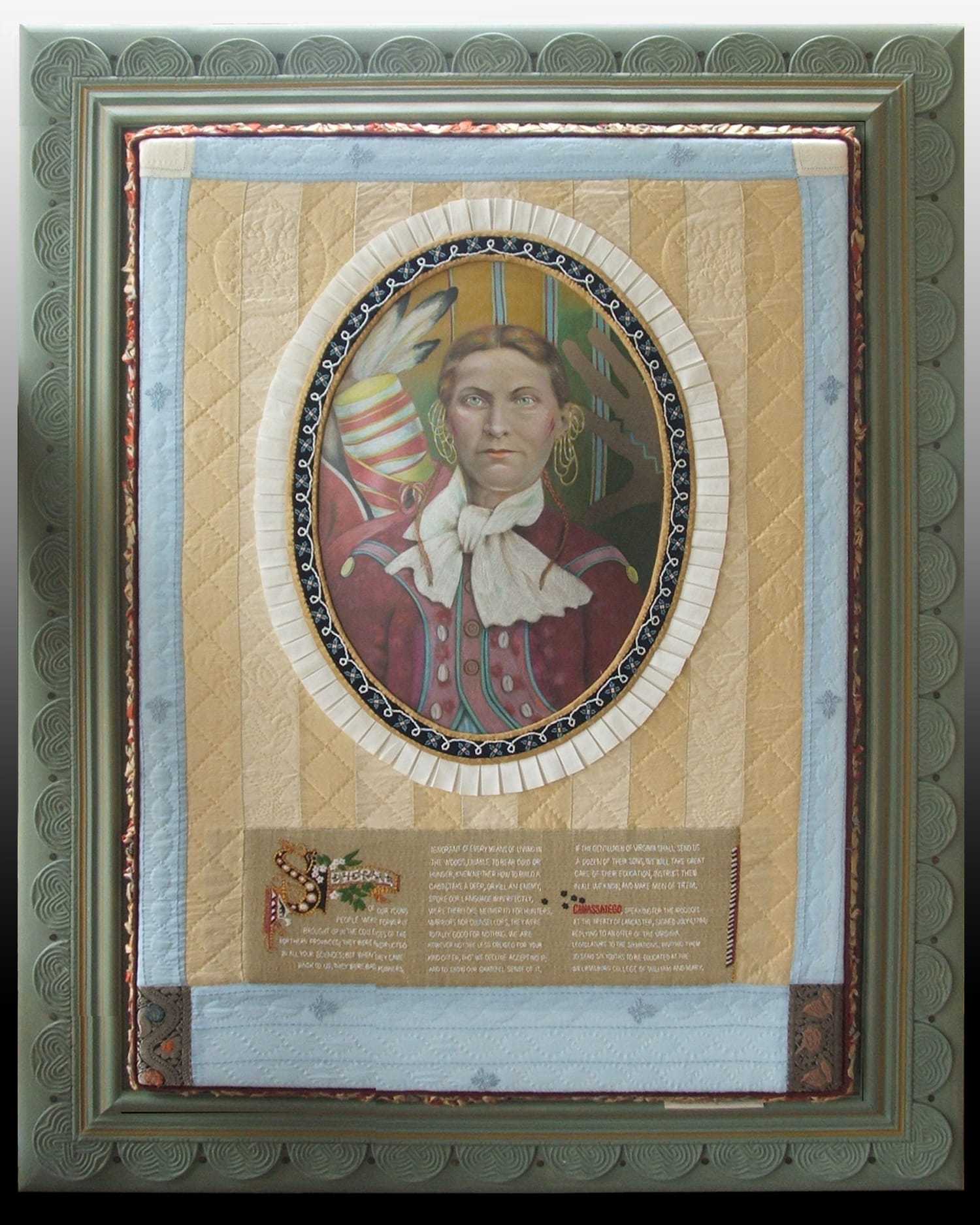 Tamara Burgh, The Enculturated White Man 16 (Several Woman), 2000-2015