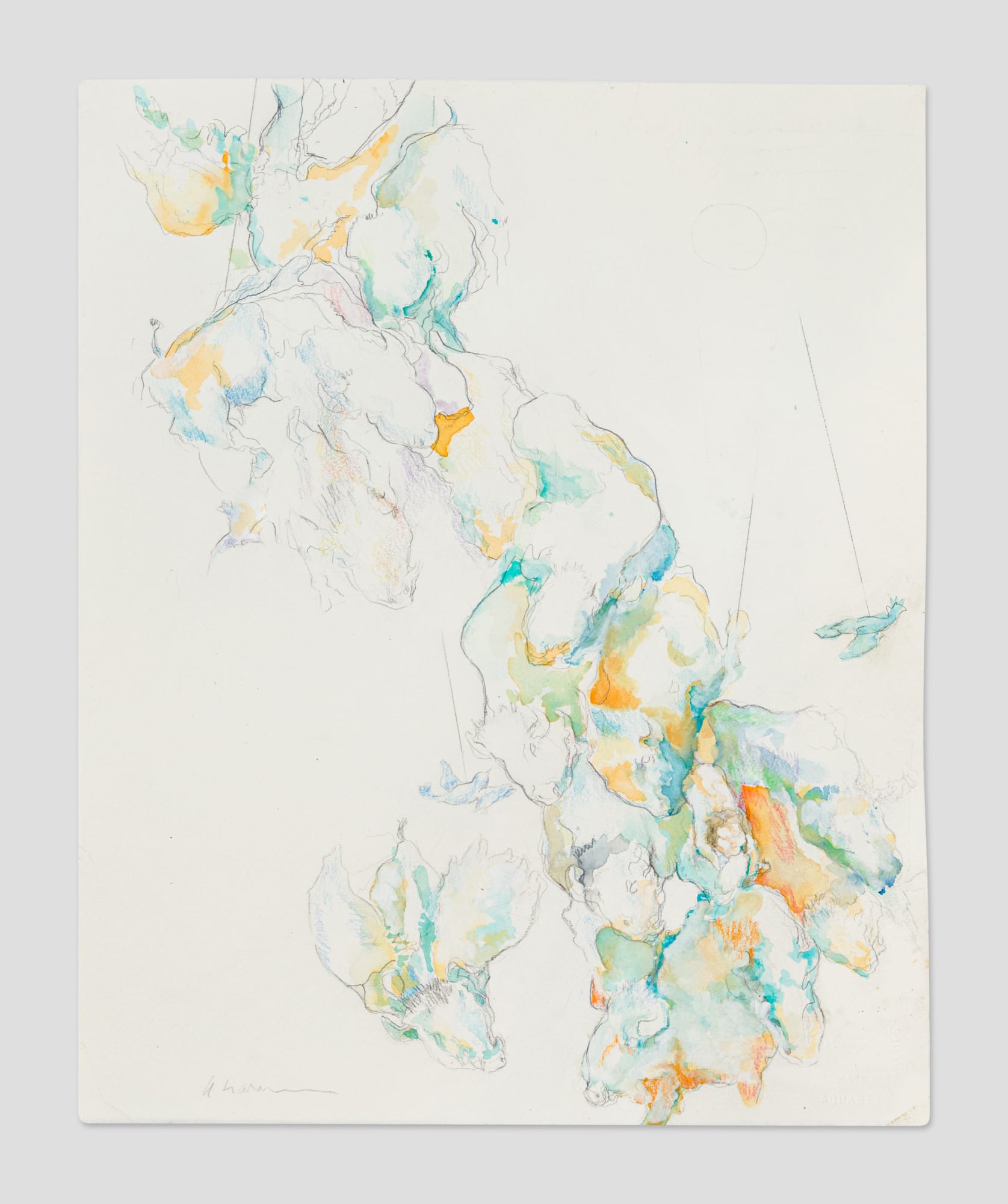 Armond Lara, Study for Lost Bluebirds III, 2017