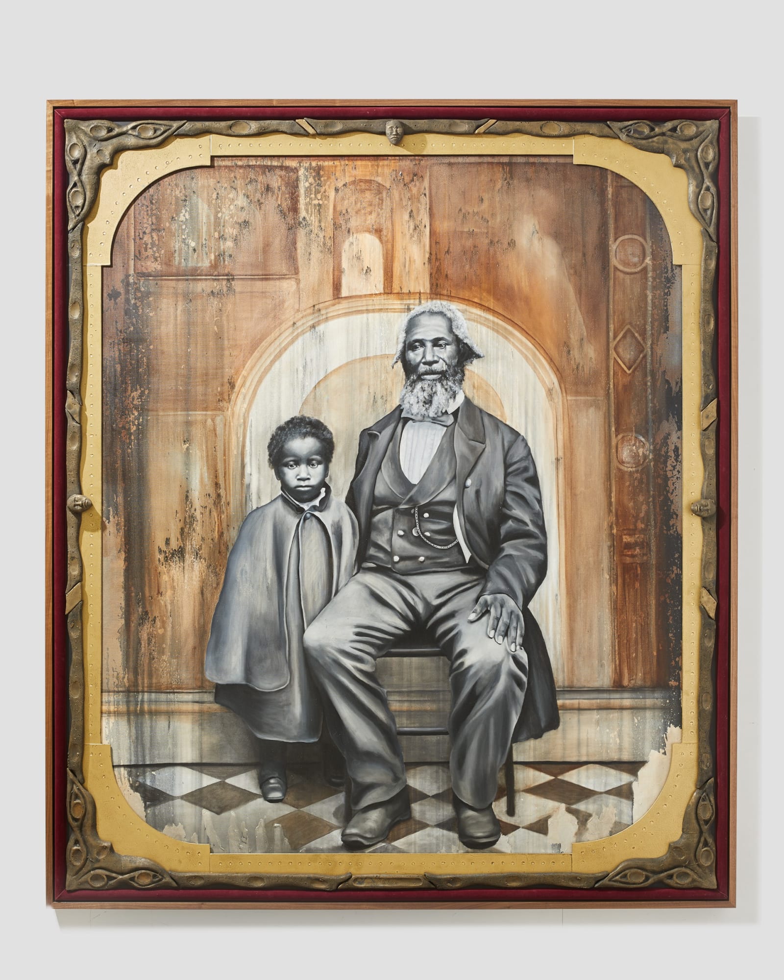 Nikesha Breeze, Anonymous African American Man and Child; 1856, 2020