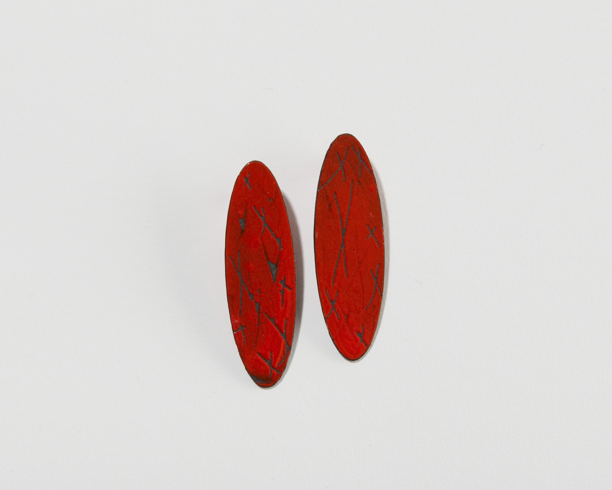Kat Cole, Oval X Marks Earrings, 2023
