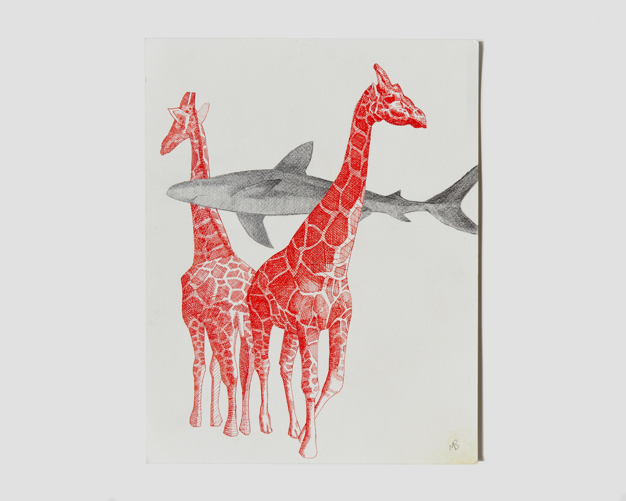 Nathan Budoff, Tall Red Friends, 2022