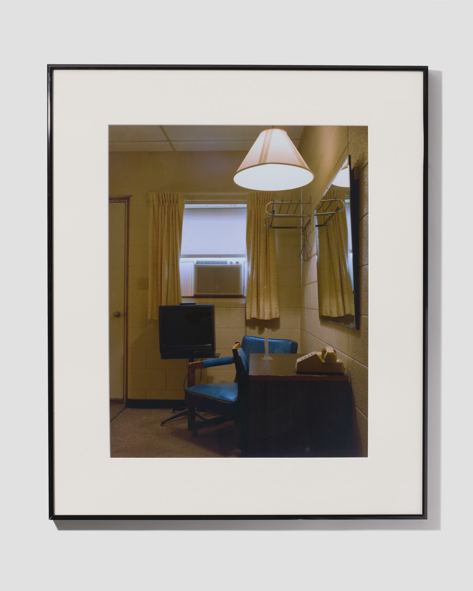 Eric Cousineau, Two blue chairs, Room 23, 2011