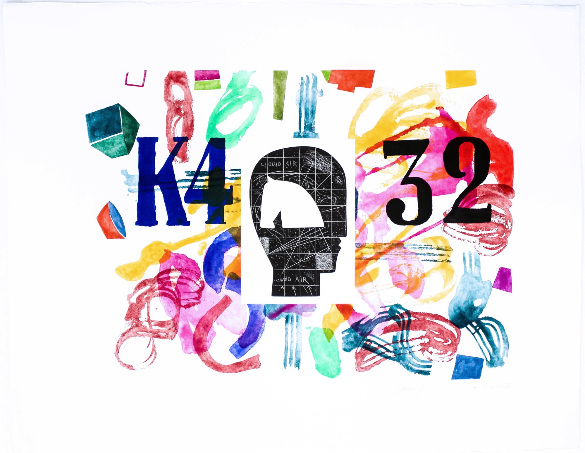 Mimmo Paladino, K 432 , 2007