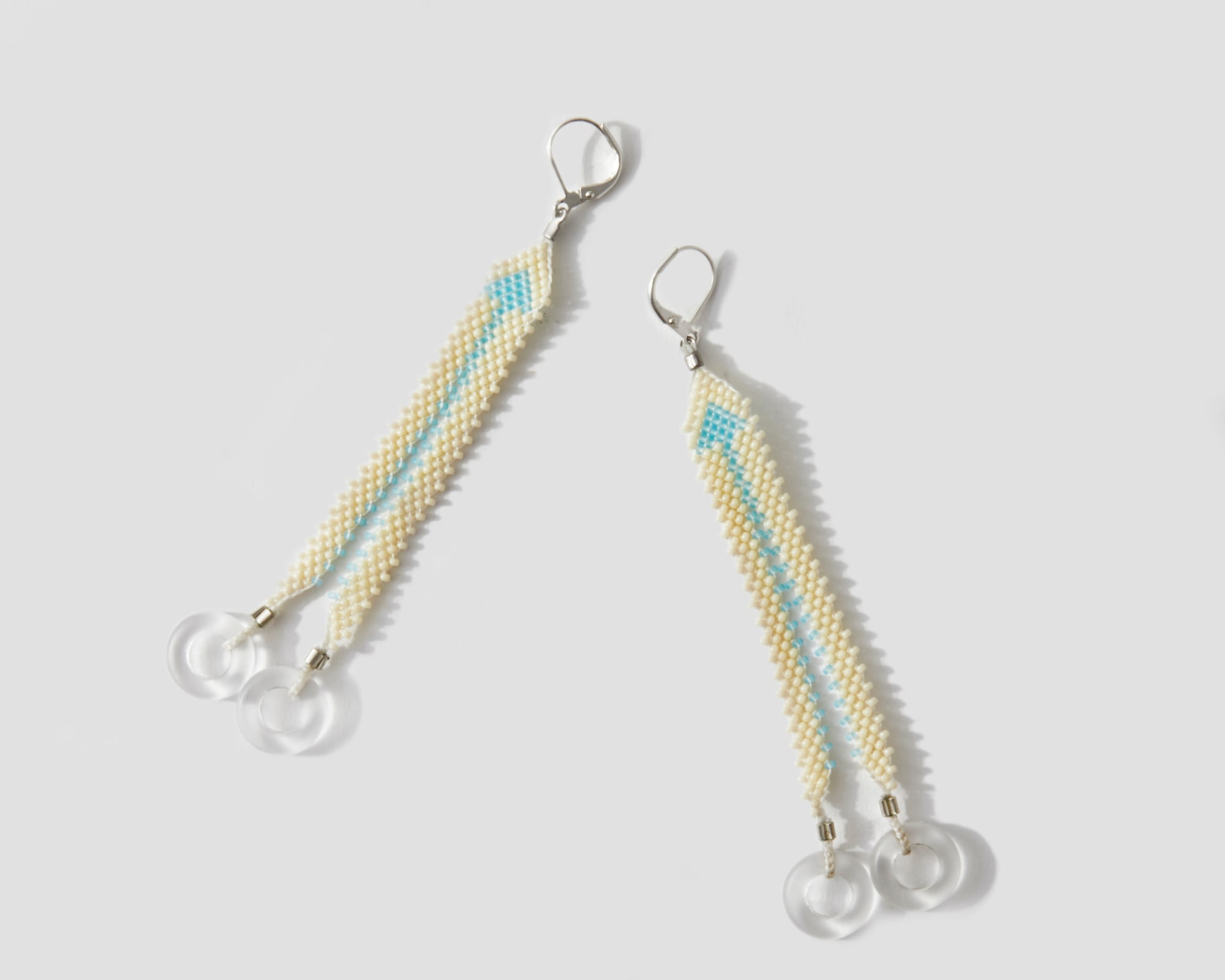 Bazille Owen-Reese, Blue Arrows Paaxge Earrings, 2023