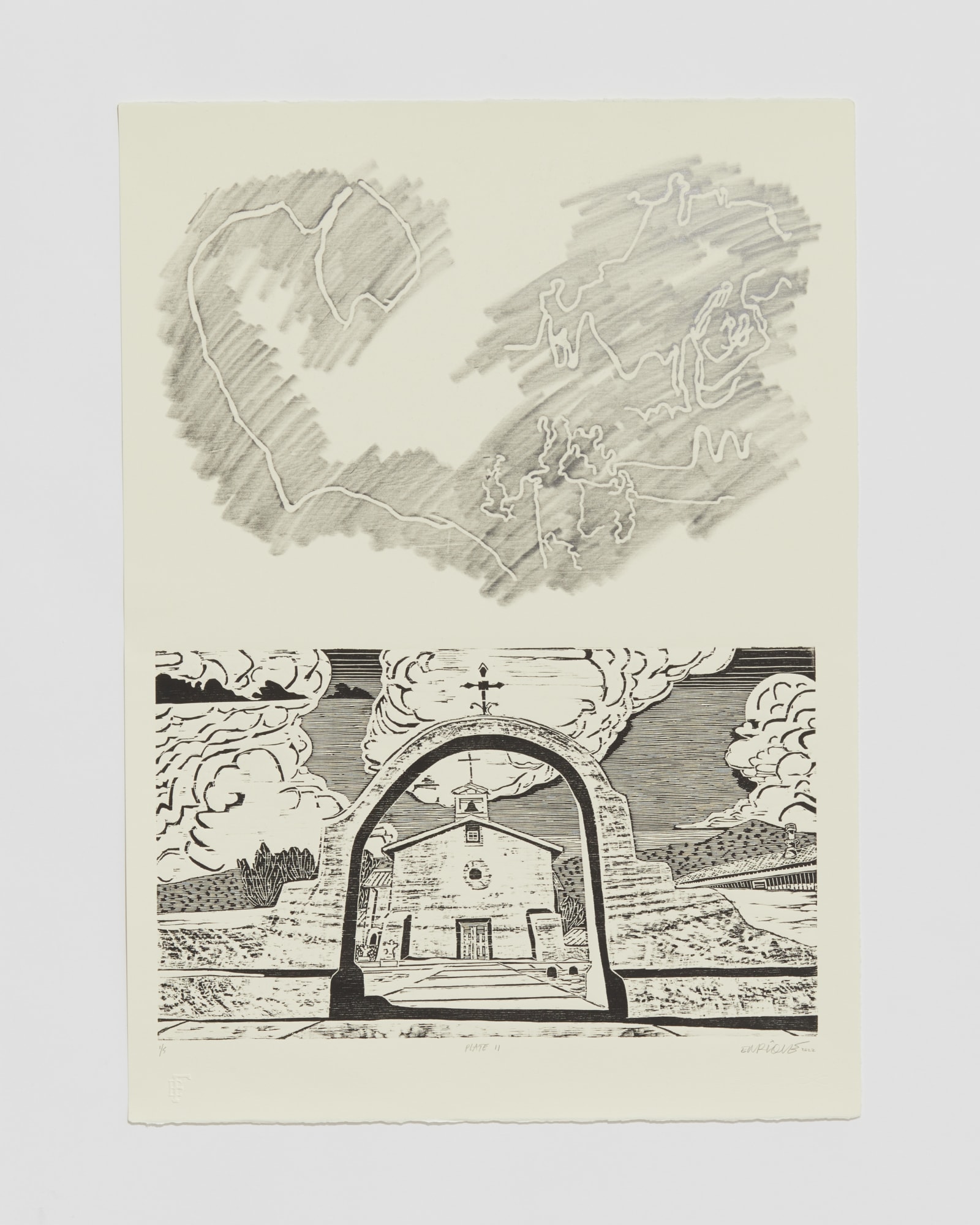 Enrique Figueredo, Plate 11 (from Paso por aquí series), 2022