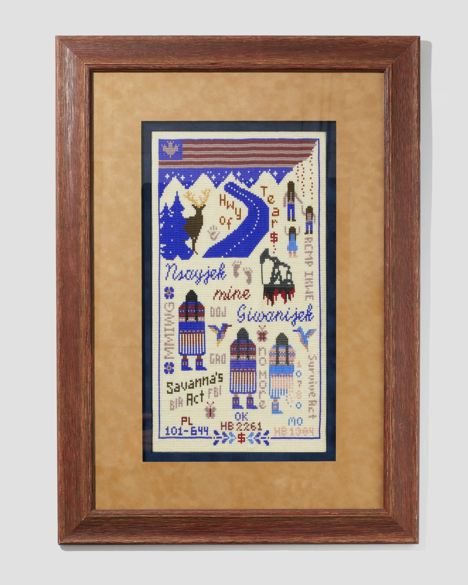 Peggy Fontenot, Murdered and Missing Sampler, 2019