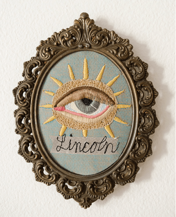 Chris Roberts-Antieau, Abraham Lincoln Genius Eye, 2017