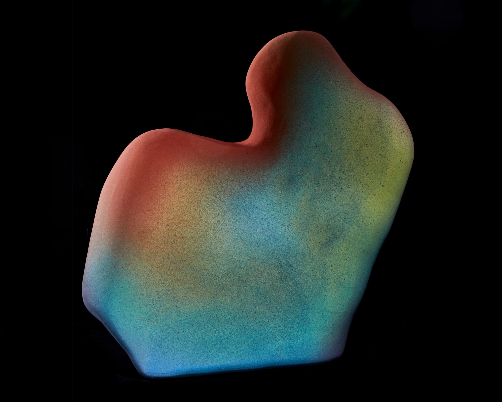 Angel Oloshove, Rabbit riding Saturn's ring, 2023