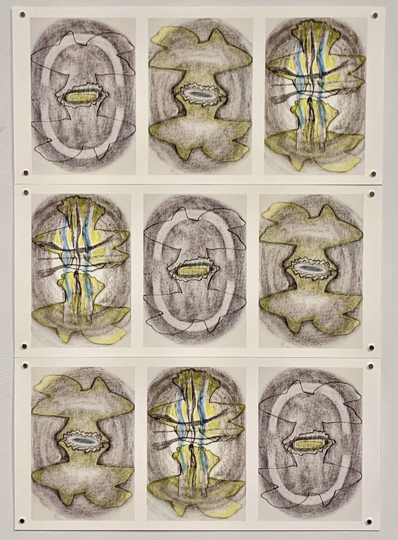 Elisa Lendvay, Shadows Daffodil - Narcissus Rising (we are the light, web, pond being), 2020