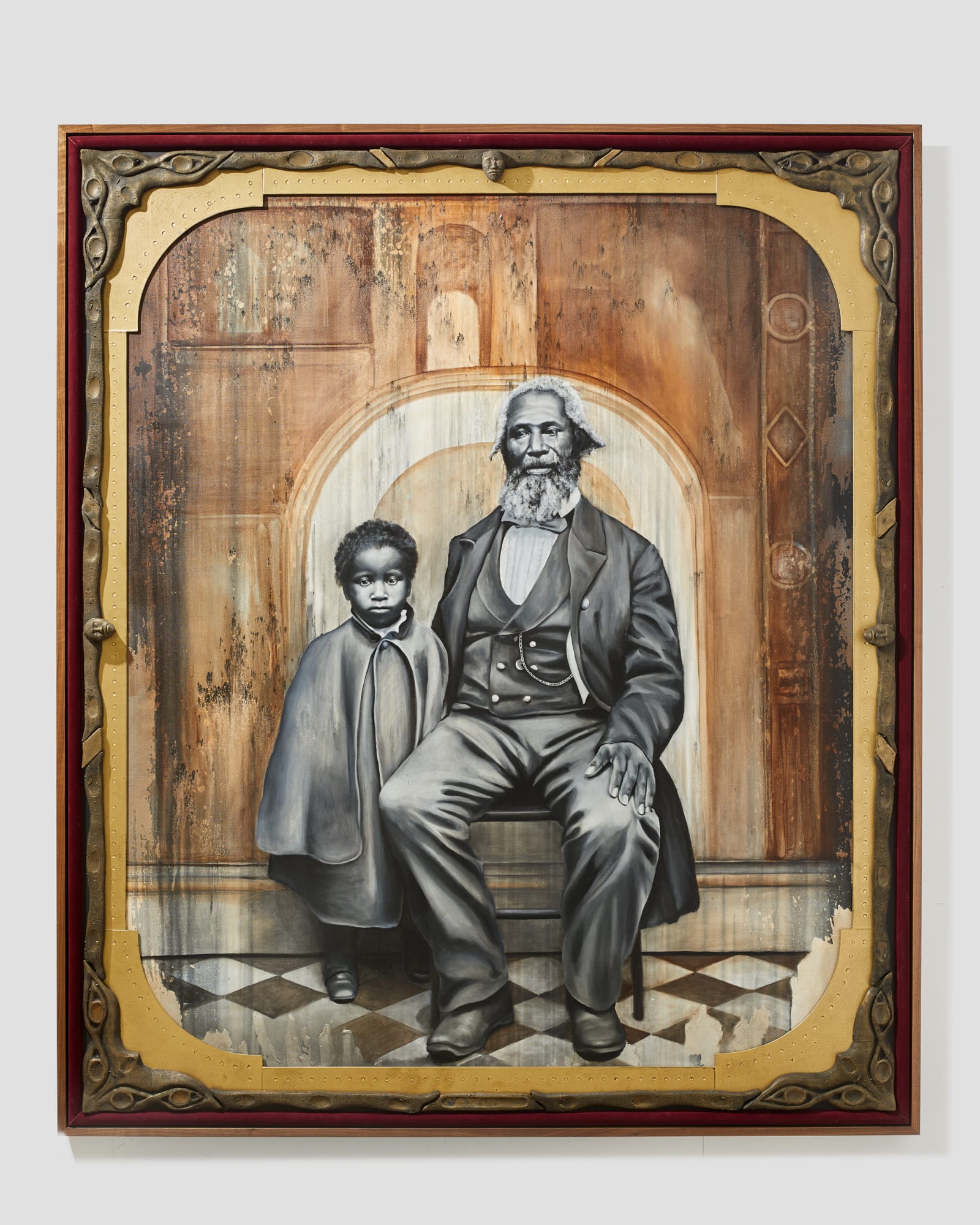 Nikesha Breeze, Anonymous African American Man and Child; 1856, 2020