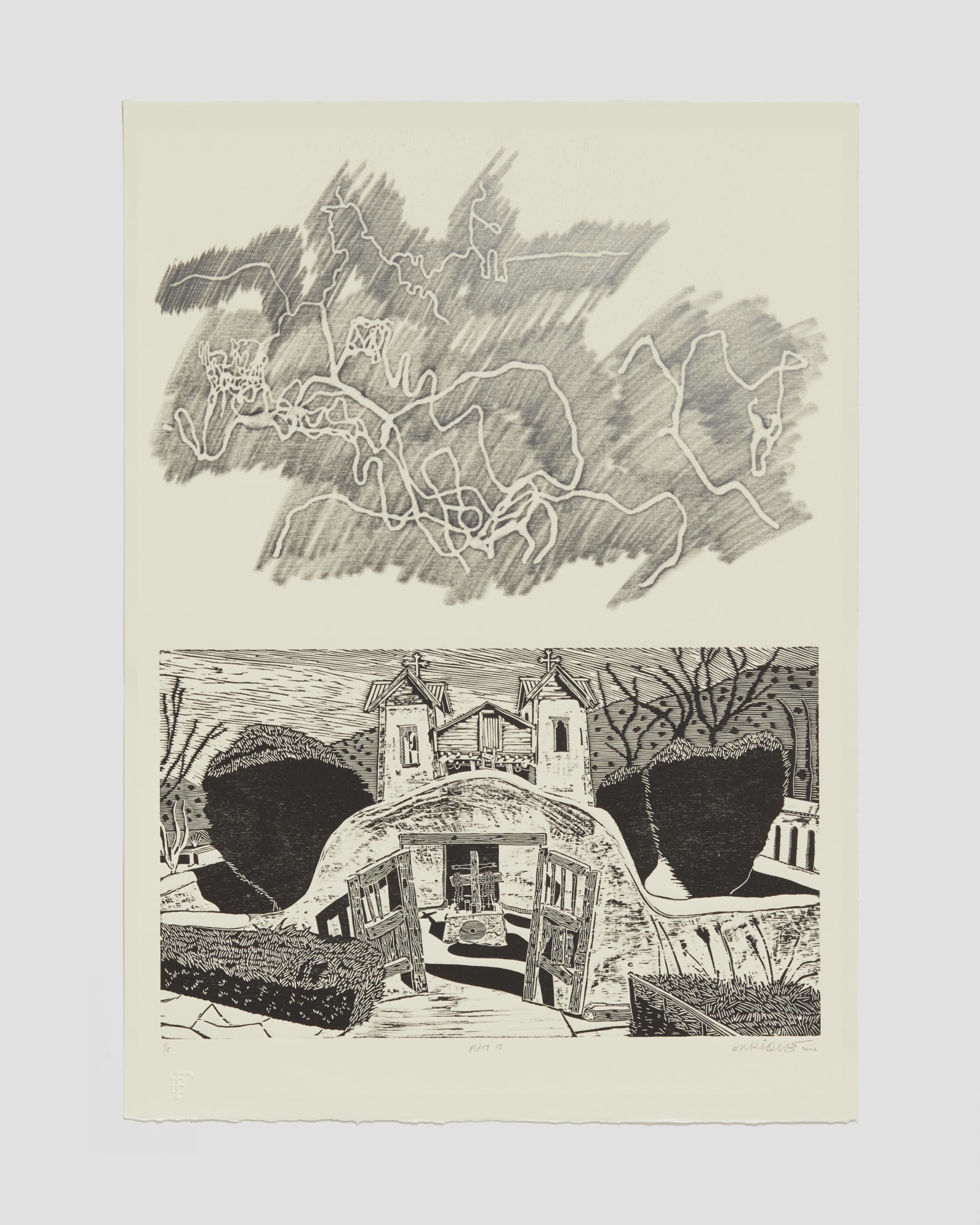 Enrique Figueredo, Plate 10 (from Paso por aquí series), 2022