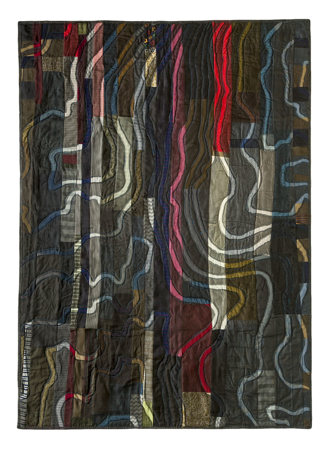 Jess Jones, TopoQuilt: Mechanicsville, 2017