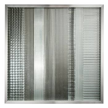Nanda Vigo: Cronotopo, 1963, 100 x 100 x 5 cm - 39 5/16 x 39 5/16 x 1 15/16 ins, telaio in alluminio, vetro soffiato e specchio