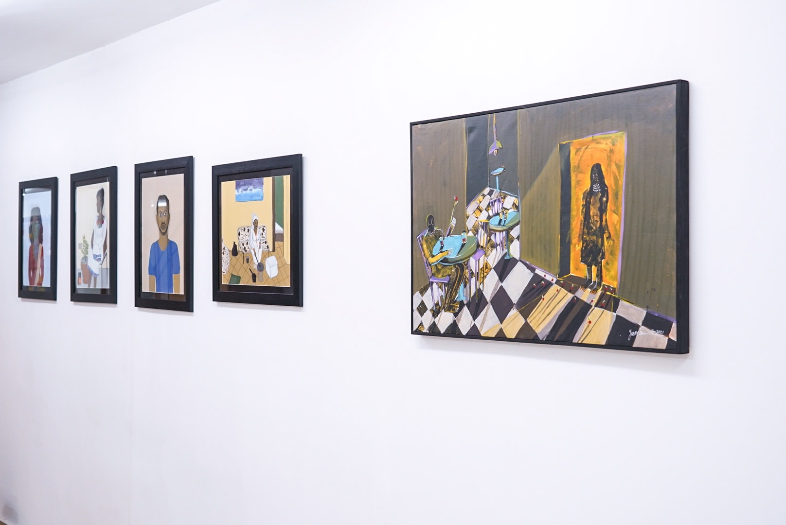 Installation view of Addis Calling IV, 2021. Courtesy of Addis Fine Art.