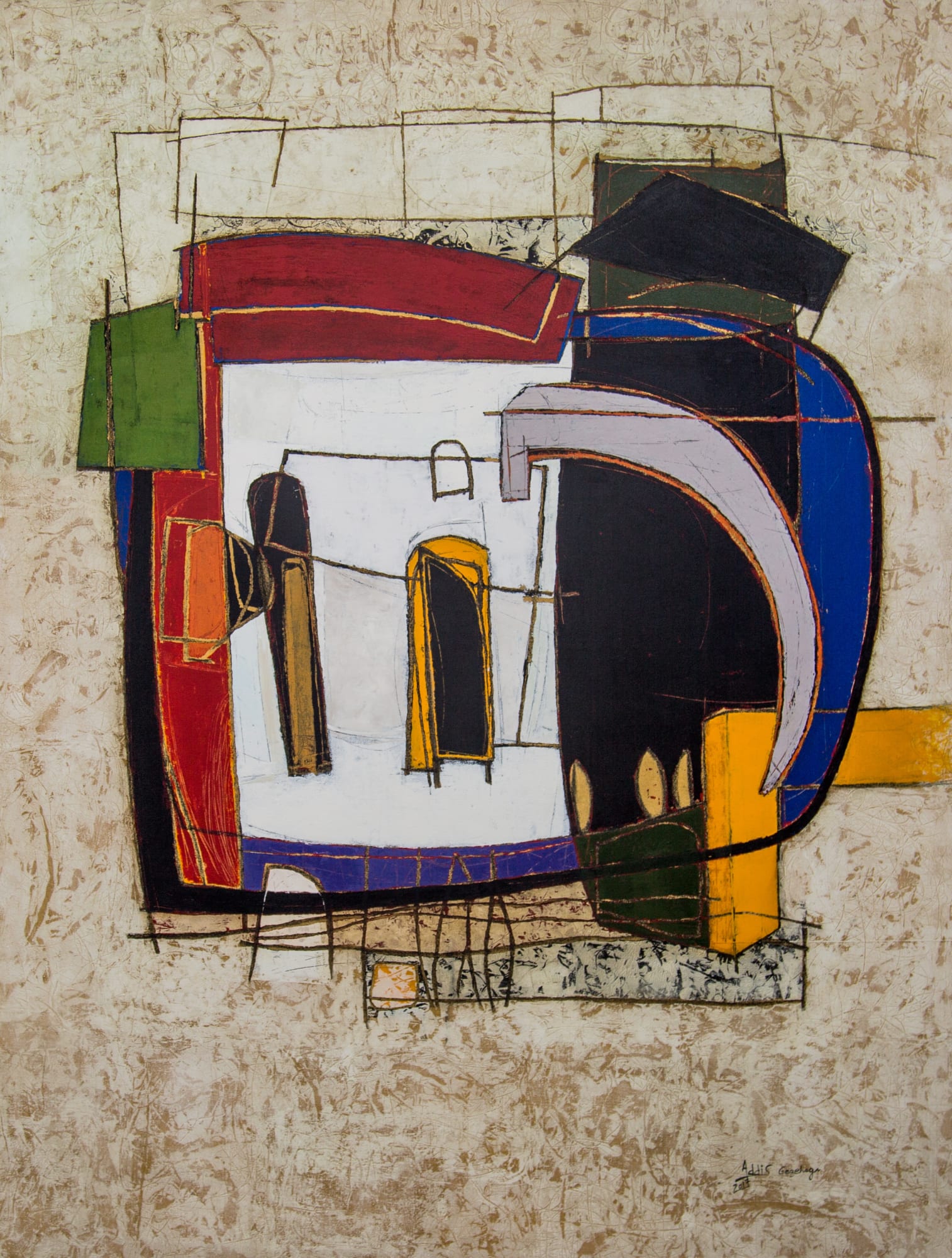 Addis Gezehagn, Floating City IV, 2017