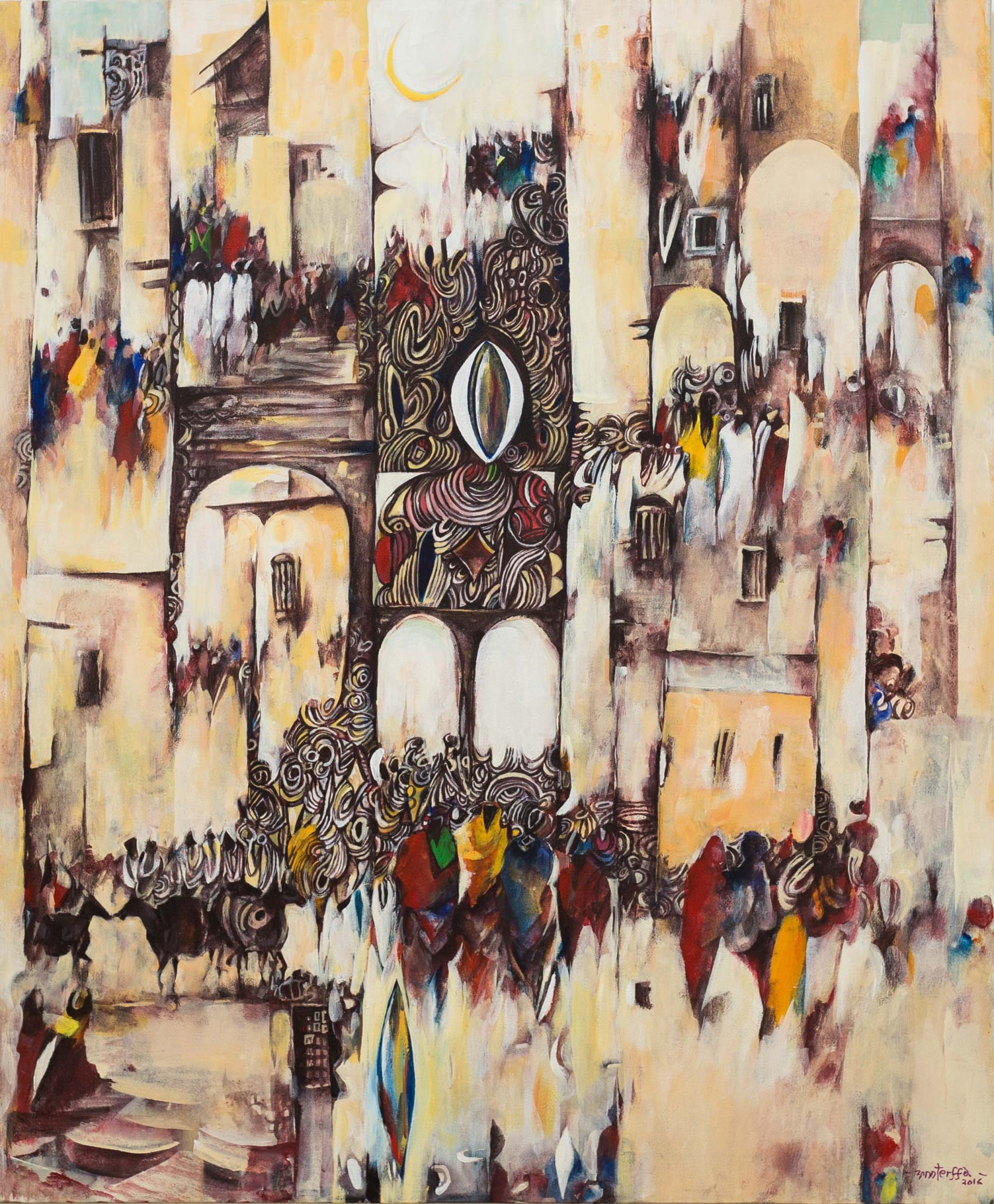 Tibebe Terffa , Impressions IV, 2016