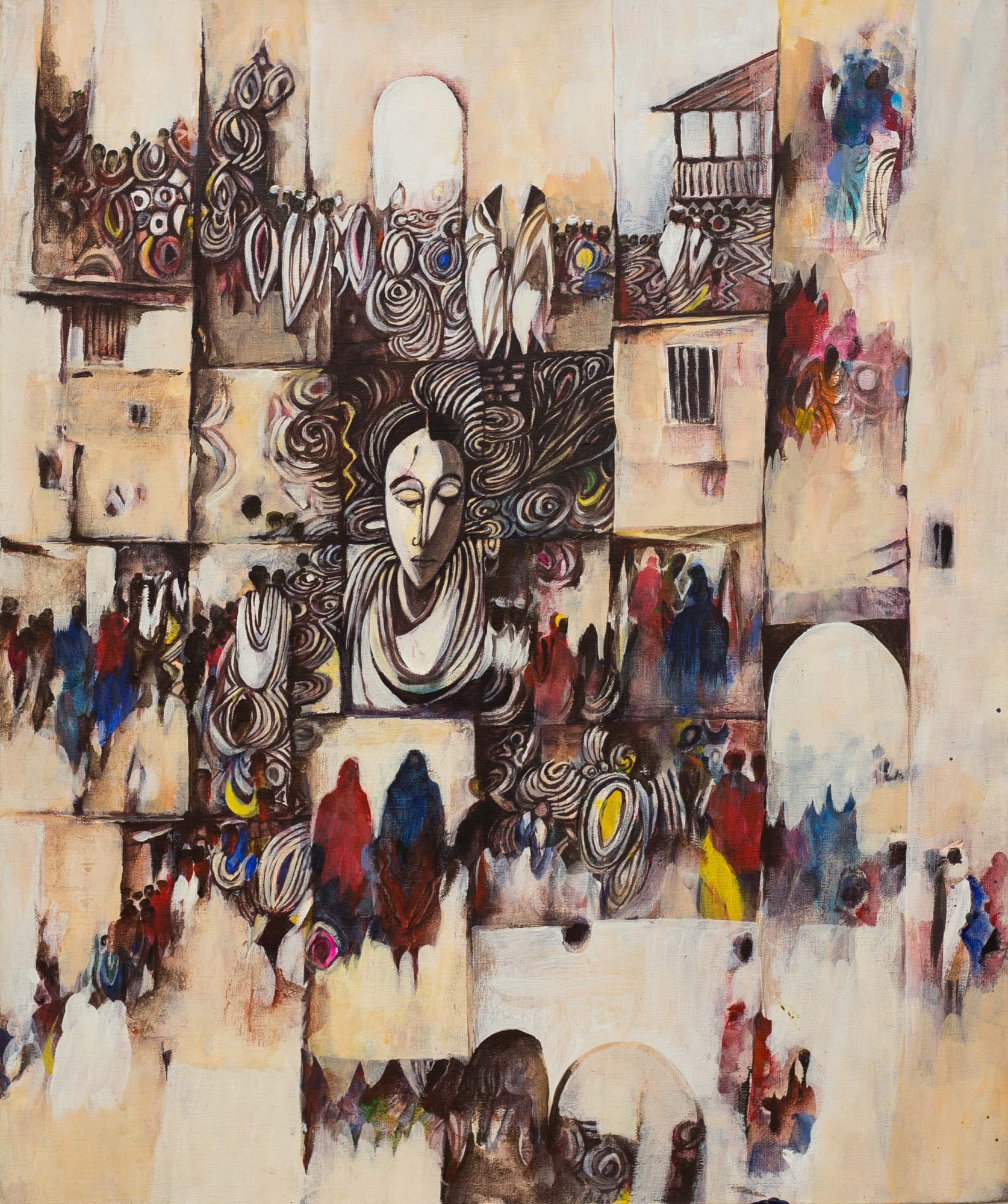 Tibebe Terffa , Impressions II, 2015