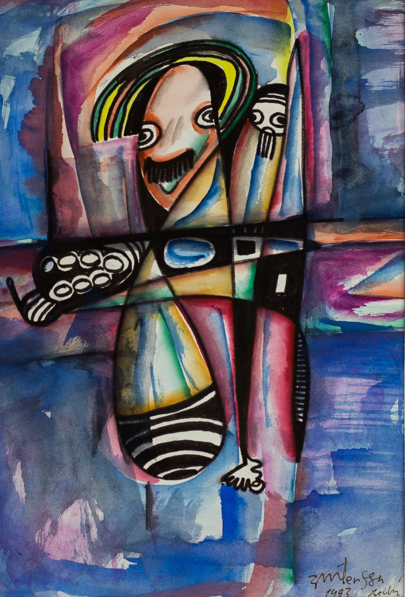 Tibebe Terffa , Untitled on Paper III, 2003