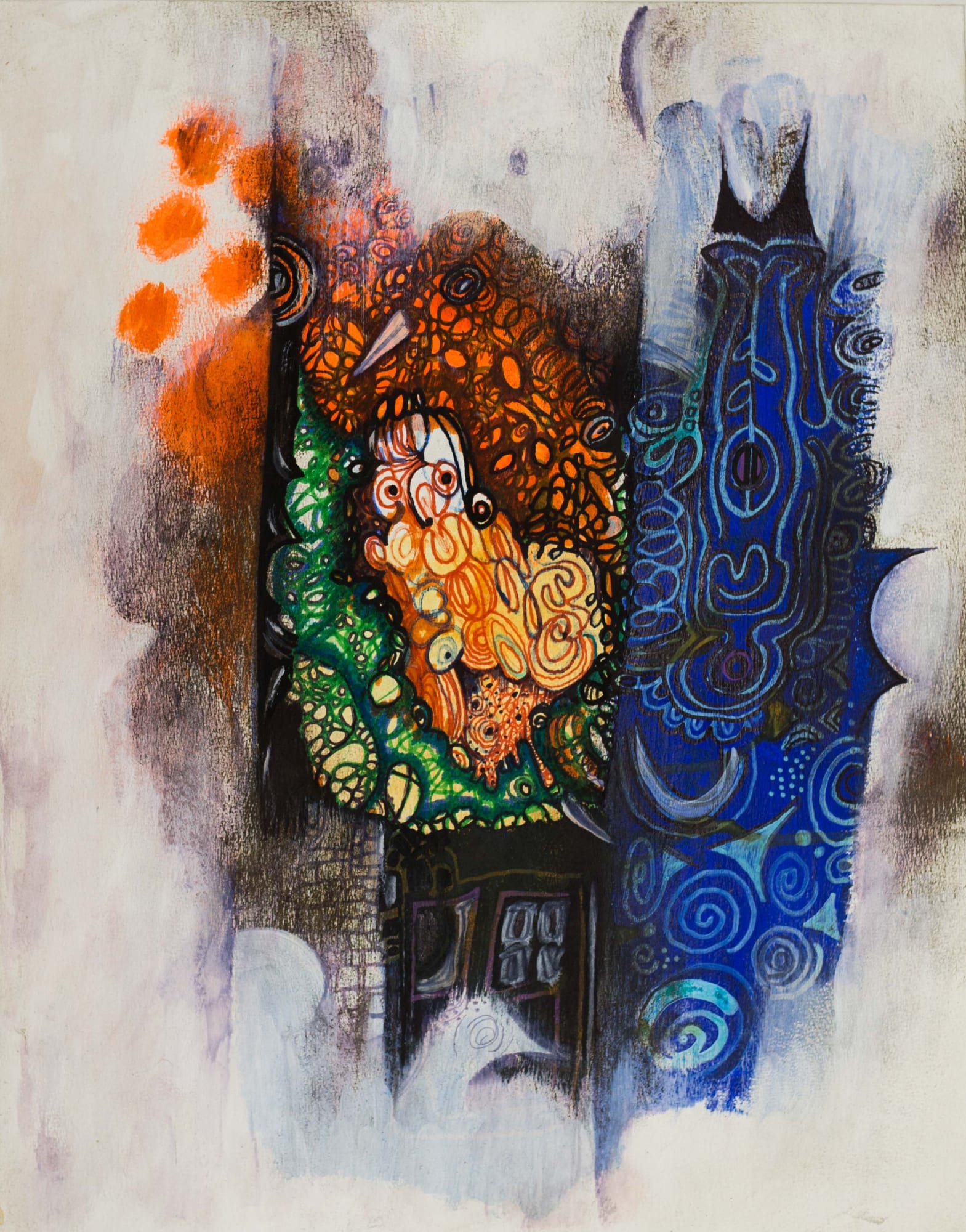 Tibebe Terffa , Untitled on Paper XI, 2015