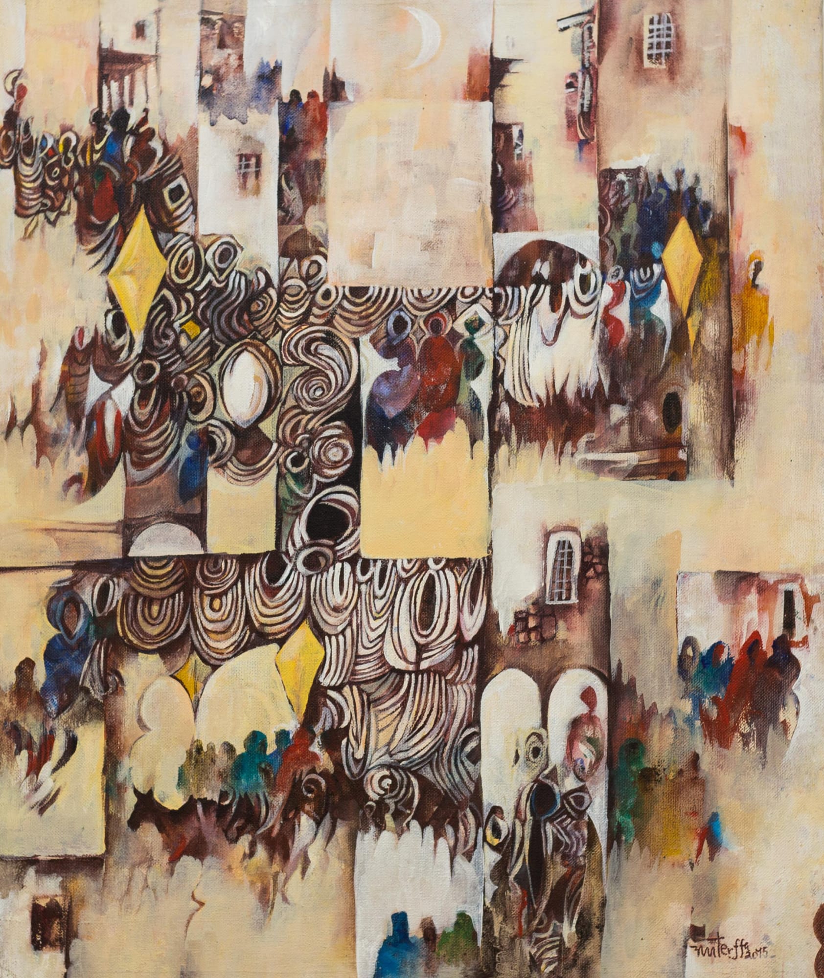 Tibebe Terffa , Impressions I, 2015