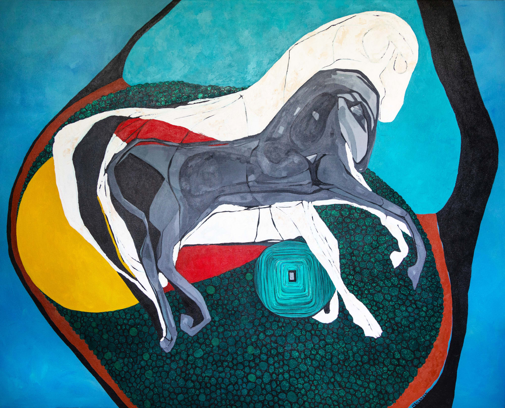 Merikokeb Berhanu, Untitled LXII, 2021