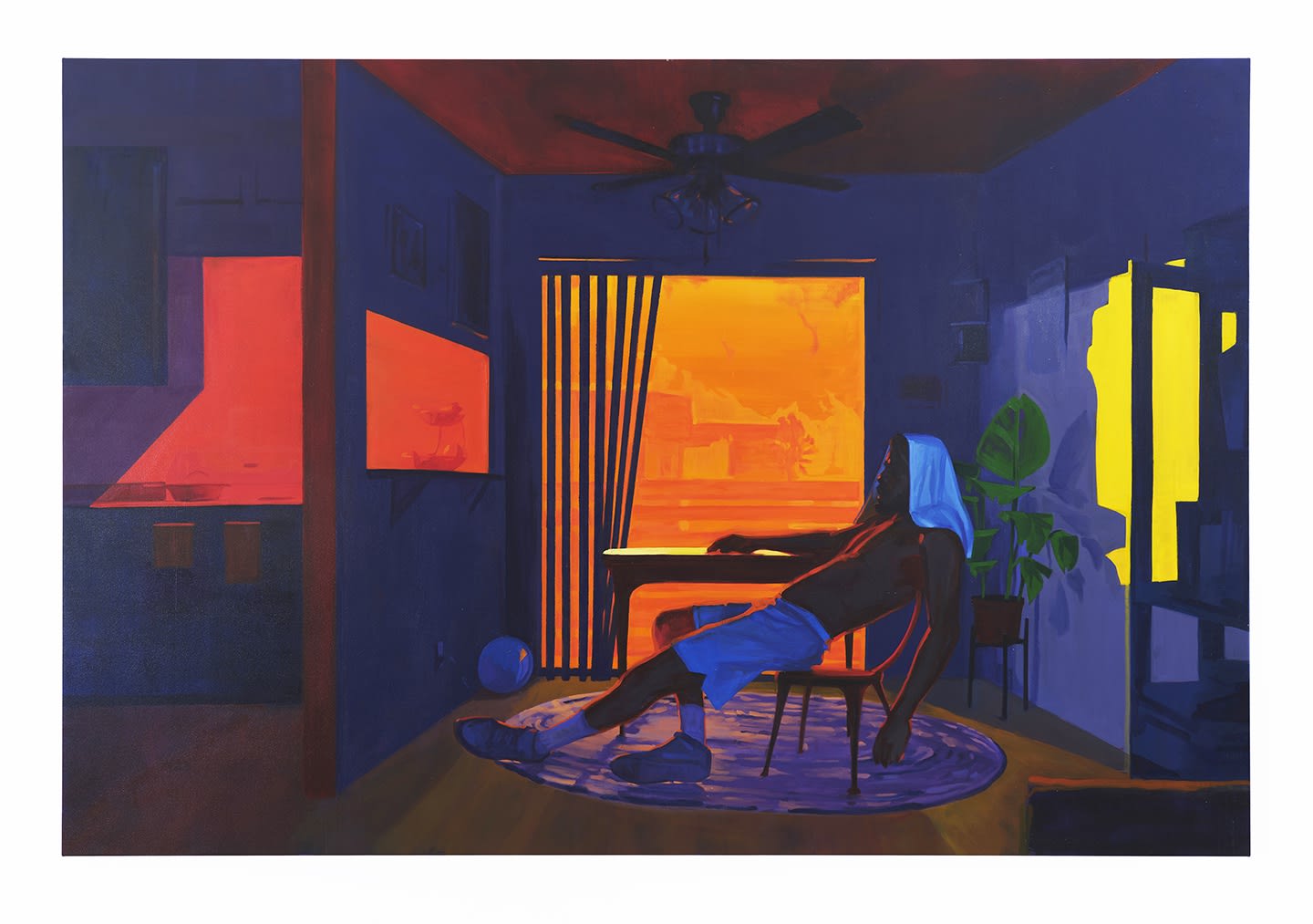 Kevin Brisco Jr. [American, b. 1990] Demons Done Got His Ass, 2024