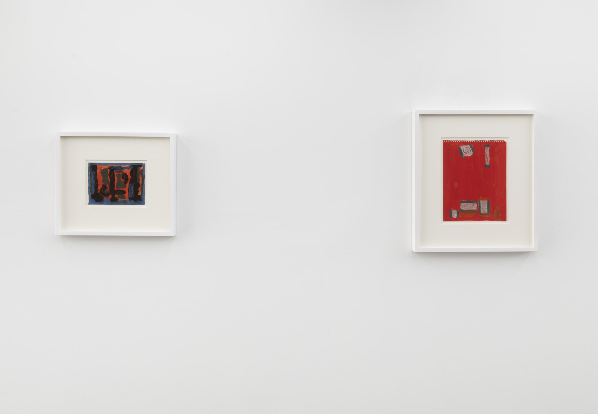 Betty Parsons: 1950s Works on Paper, installation view, Alexander Gray Associates, New York (2020)