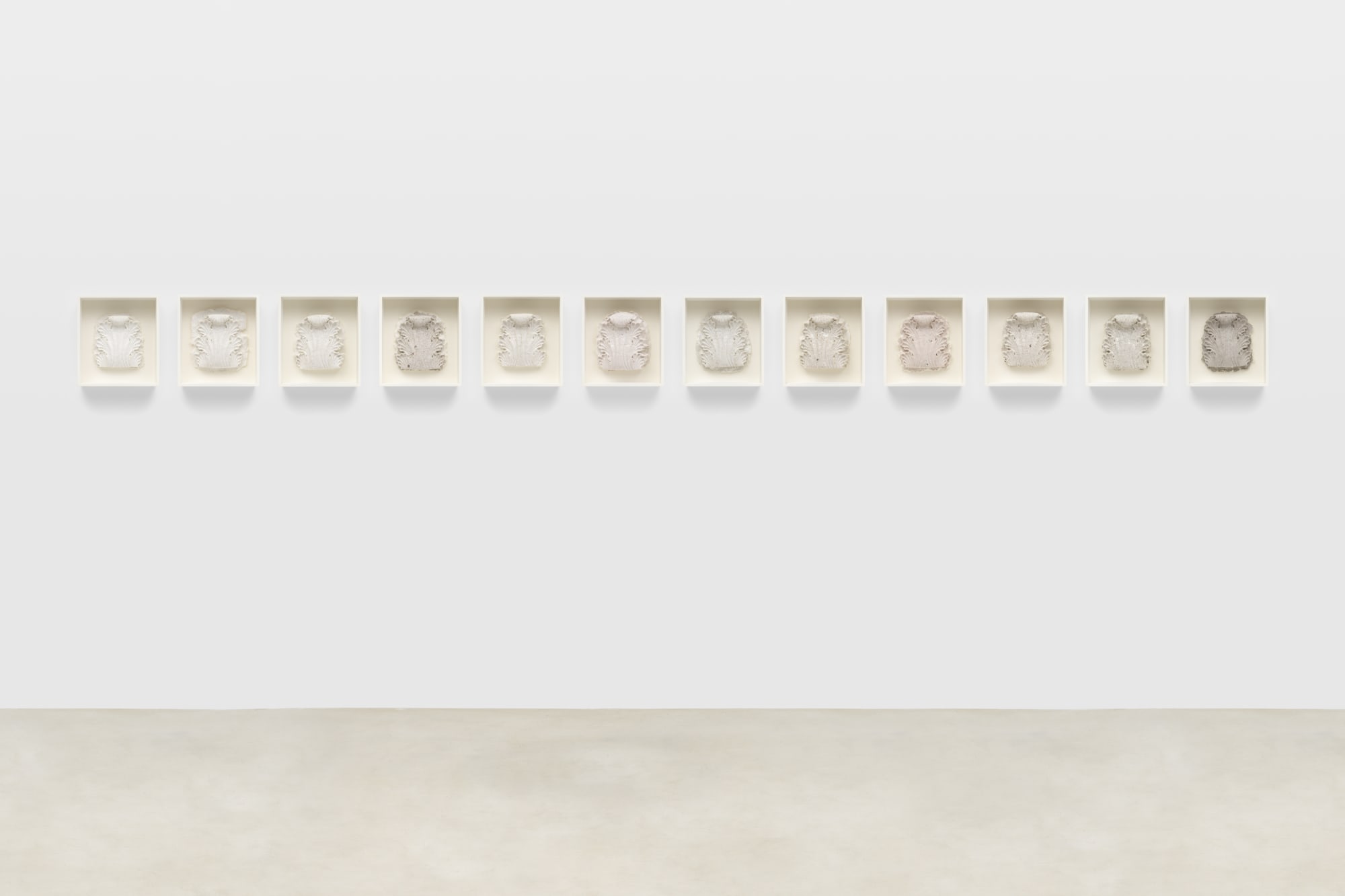 Installation view: Old Ship I–XII, all 2023