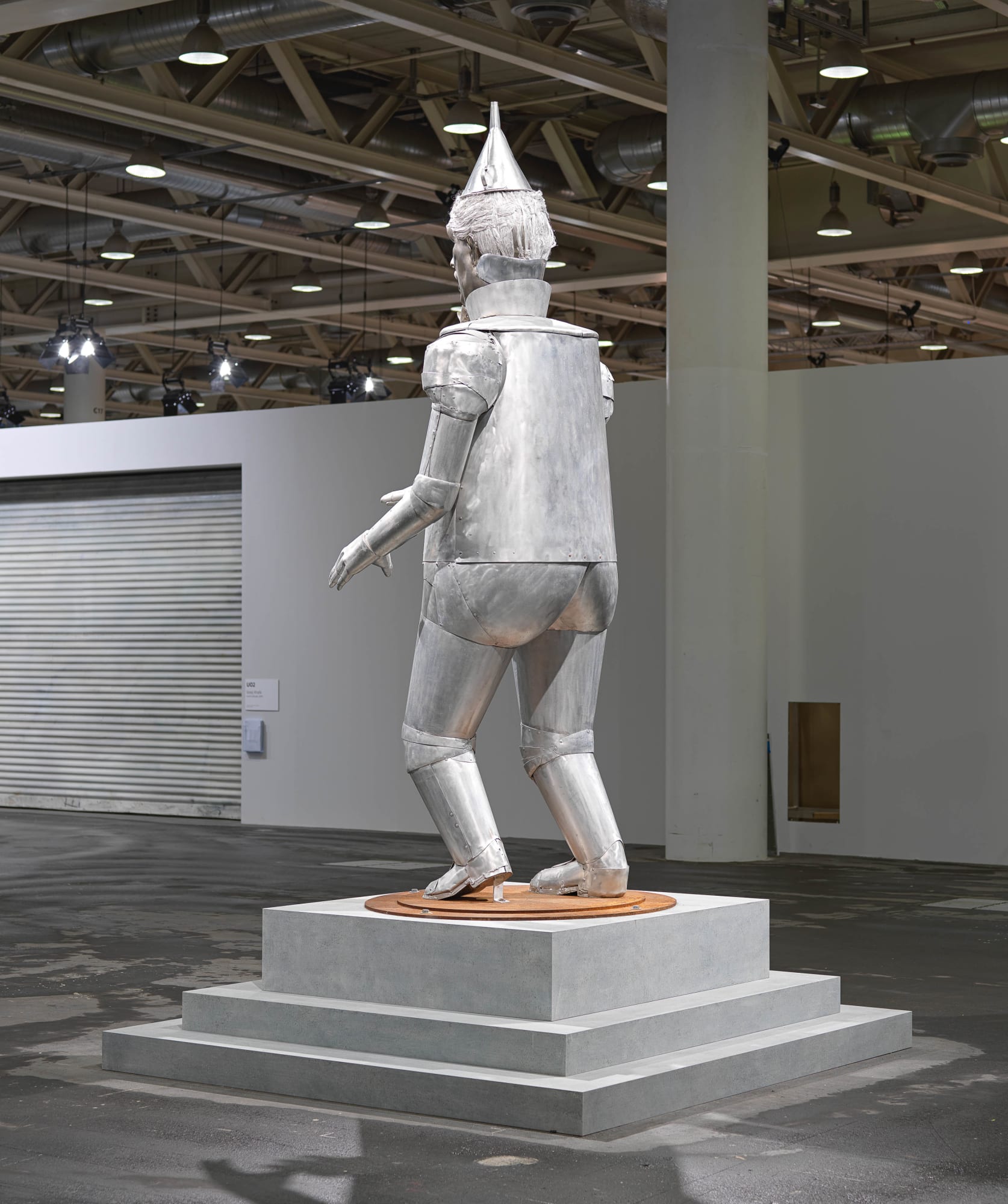 Installation view: Coco Fusco: Tin Man of the Twenty-First Century, Art Basel, Unlimited, Alexander Gray Associates, 2019