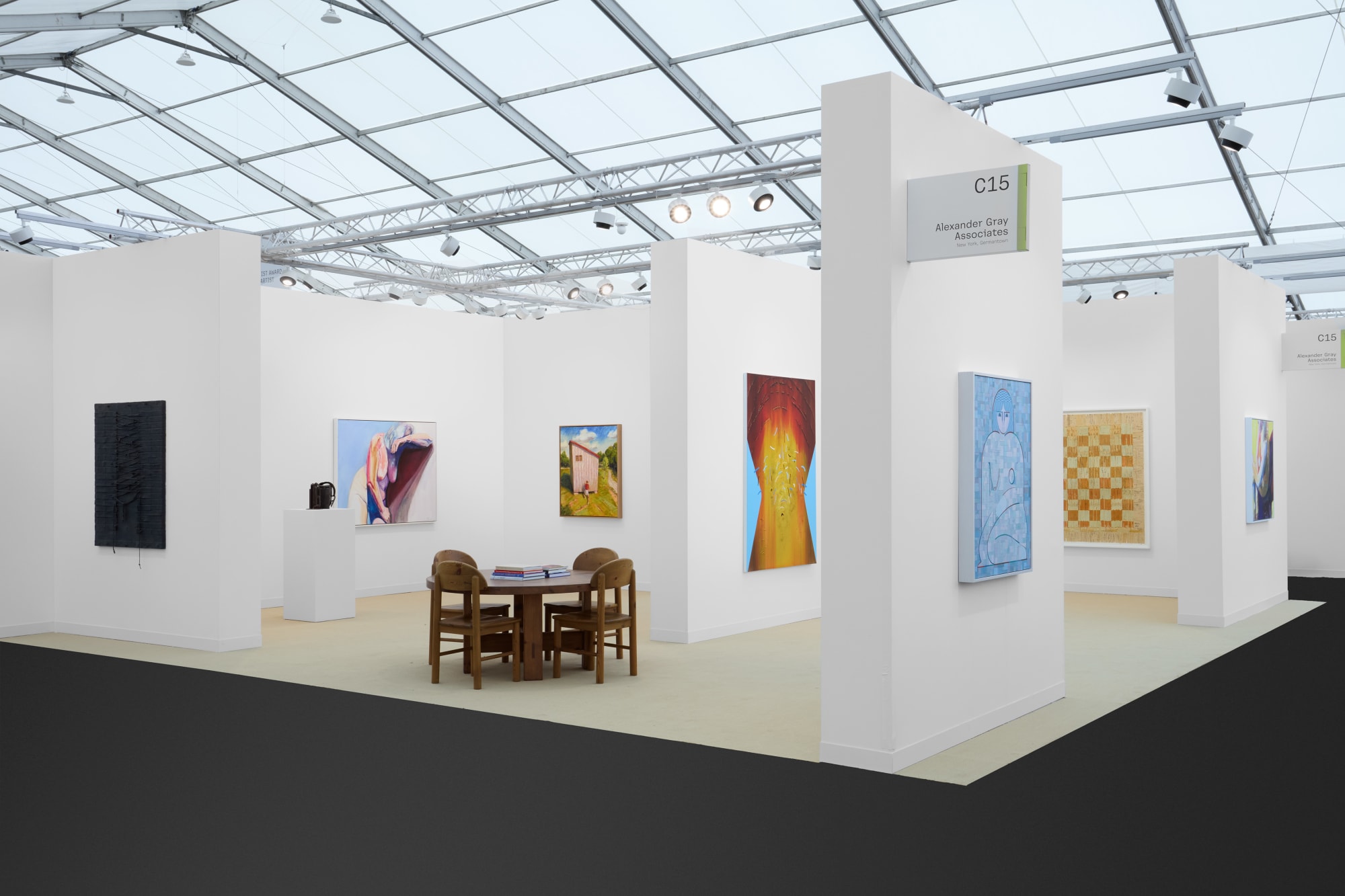 Installation view: Alexander Gray Associates, Frieze London, 2024