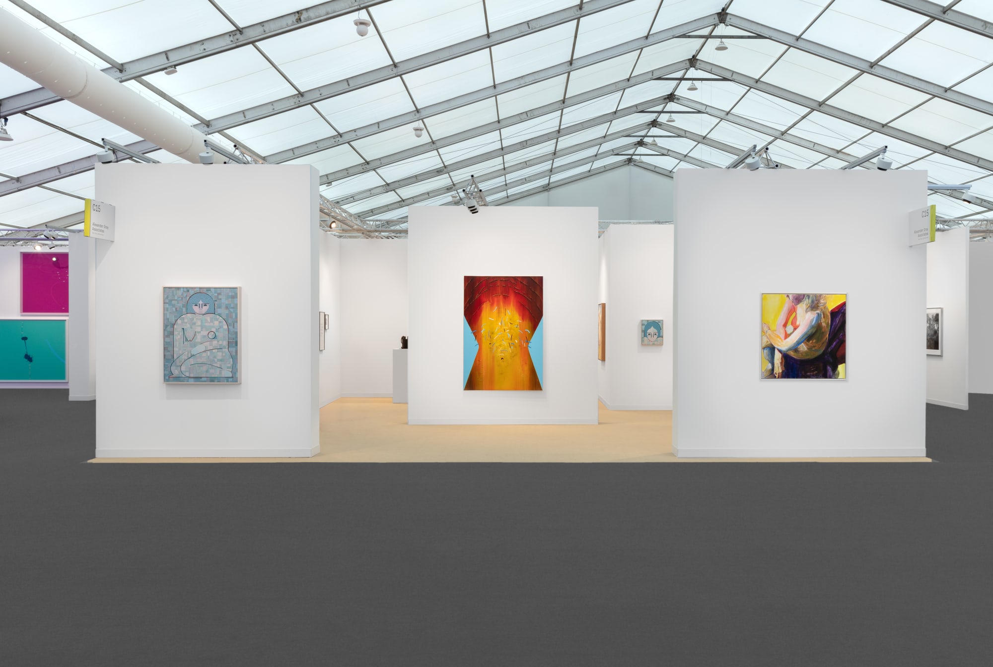 Installation view: Alexander Gray Associates, Frieze London, 2024