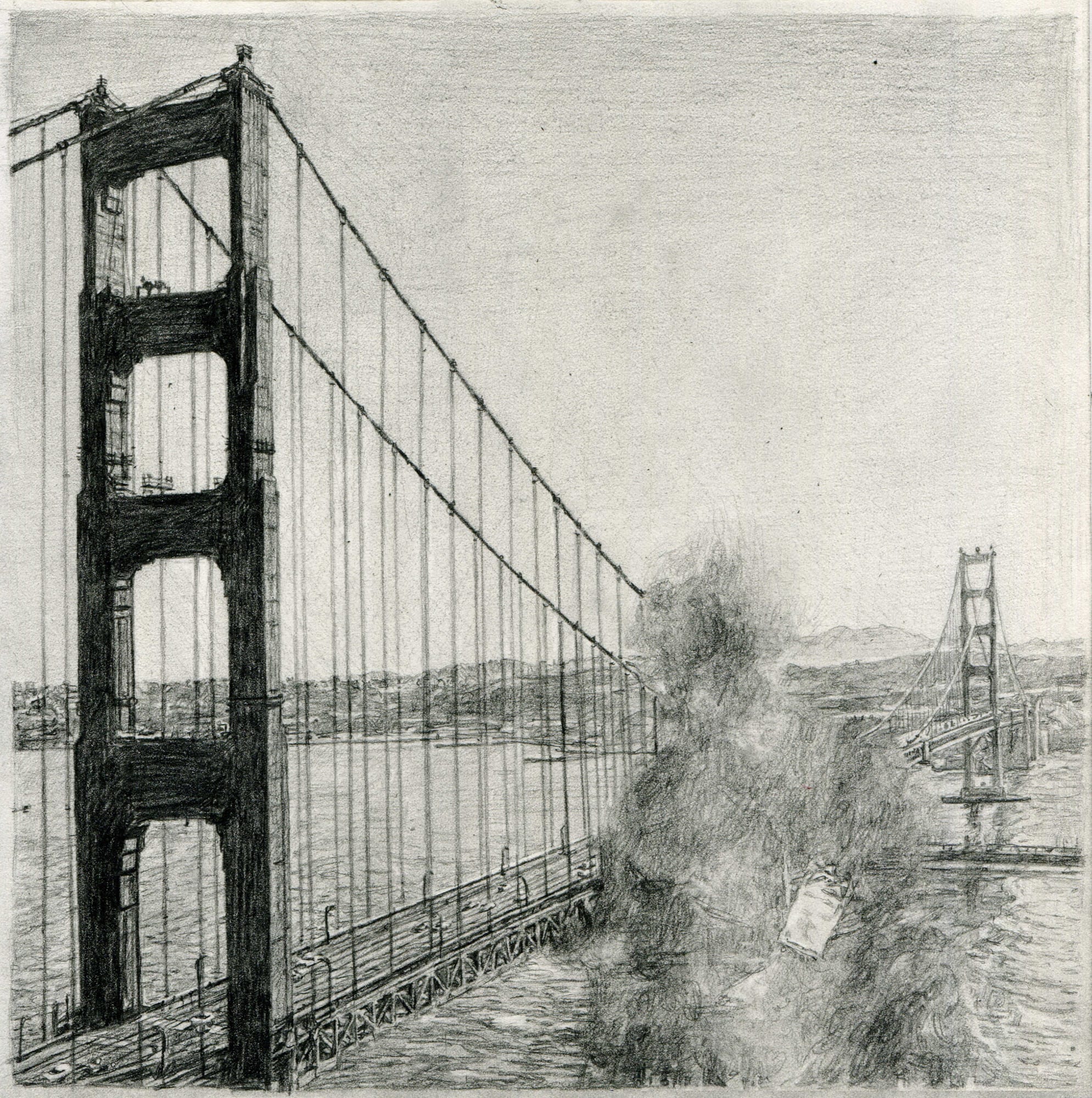 Kang Seung Lee Untitled (Tseng Kwong Chi, San Francisco, California, 1979), 2019 Graphite on paper 8 x 8 in (20 x 20 cm) Collection of the Los Angeles County Museum of Art
