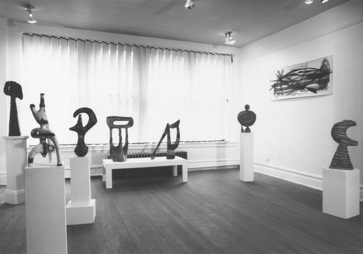 Adaline Kent Memorial Exhibition, 1958 Installation view Betty Parsons Gallery, New York, NY Betty Parsons Gallery records and personal papers, 1916-1991 Archives of American Art, Smithsonian Institution