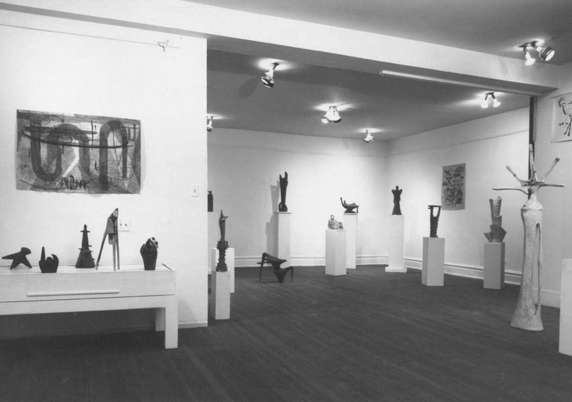 Adaline Kent Memorial Exhibition, 1958 Installation view Betty Parsons Gallery, New York, NY Betty Parsons Gallery records and personal papers, 1916-1991 Archives of American Art, Smithsonian Institution