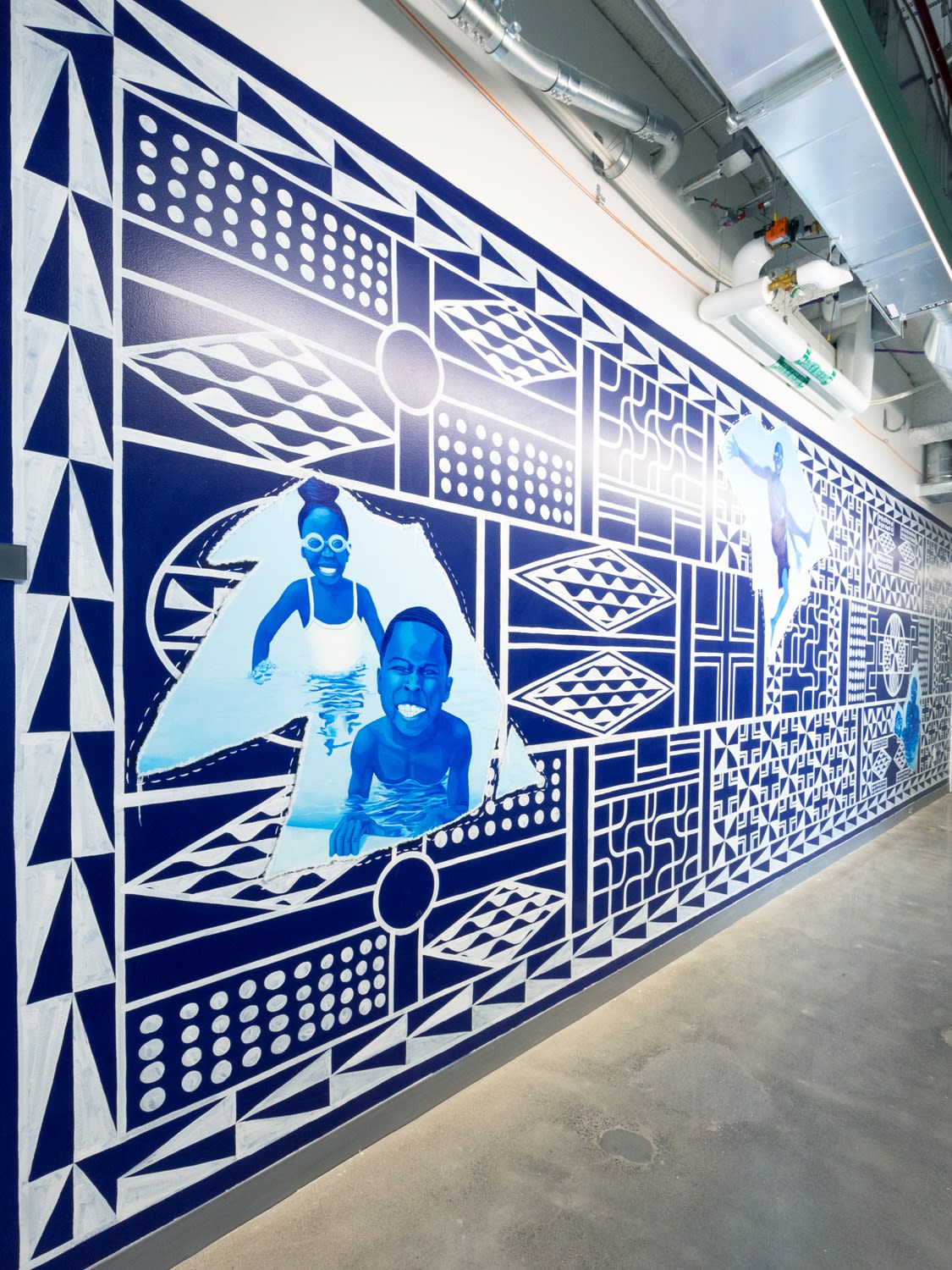 Troy Lamarr Chew II Mural, 2019 Installation view Meta Open Arts Photography by Chase Conrad Courtesy of Meta Open Arts