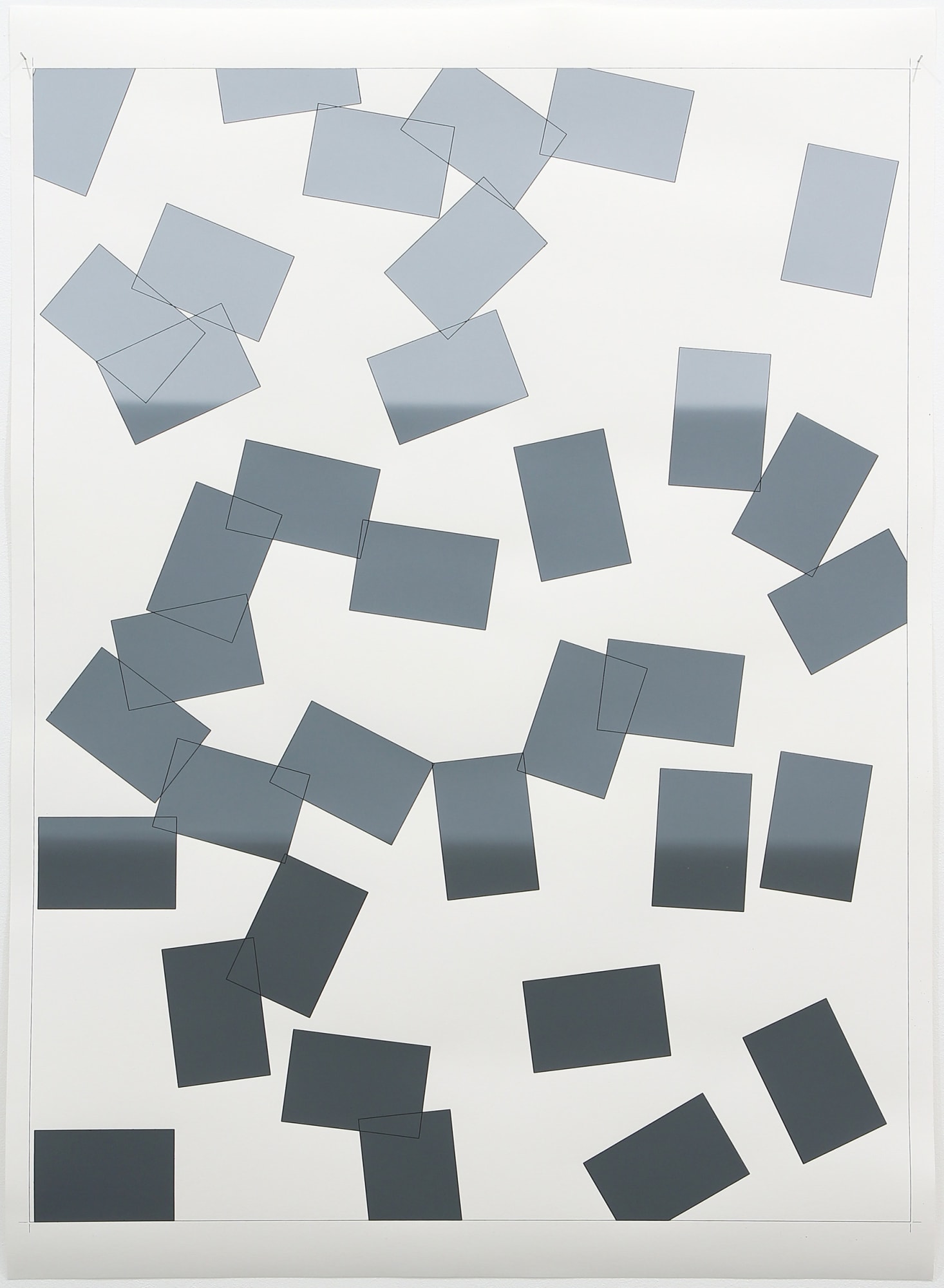 Matt Keegan Untitled, 2011 Screenprint on paper 55 1/4 x 40 in 140.34 x 101.6 cm