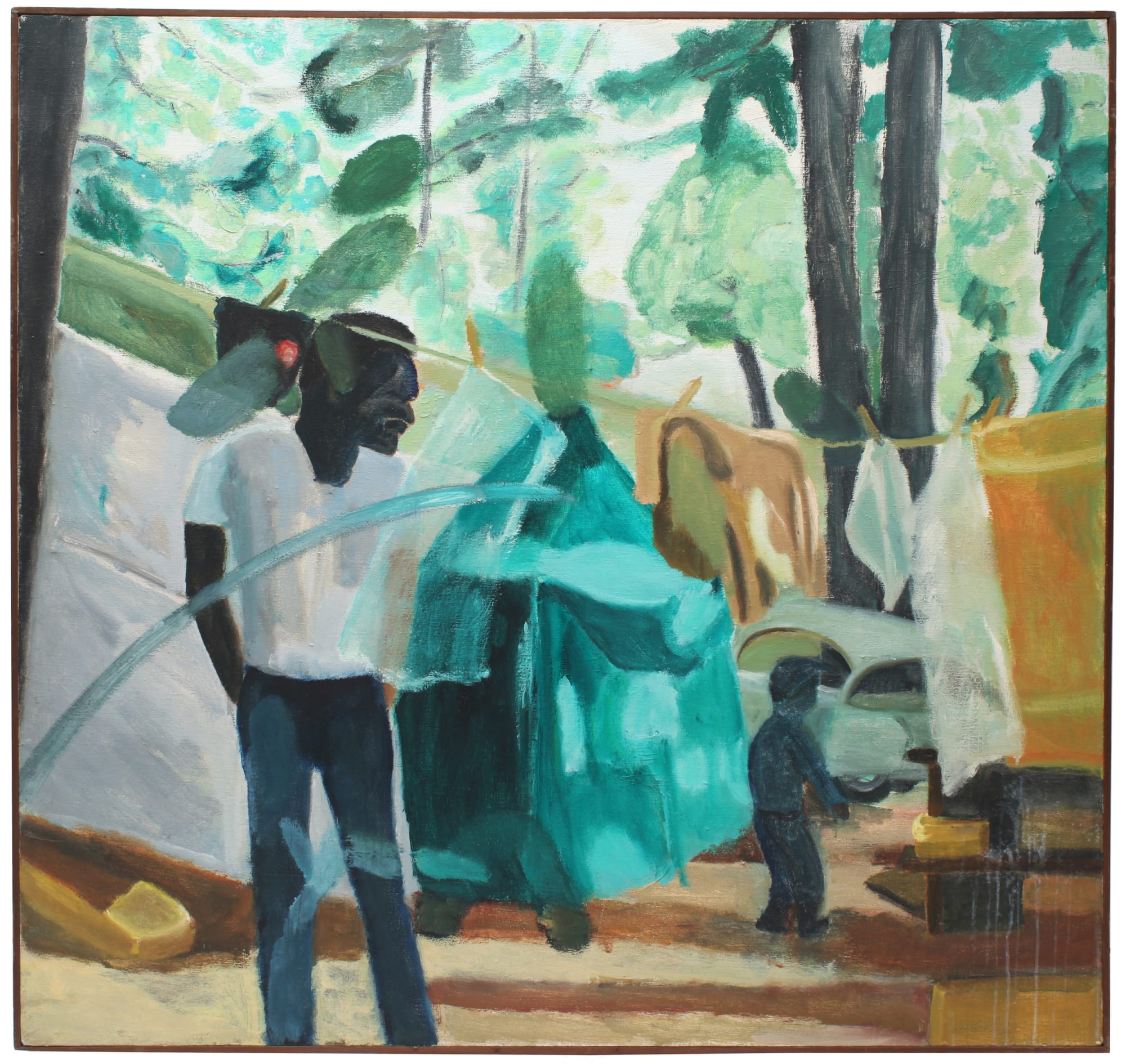 Fran Herndon Untitled, 1961 Oil on canvas 47 x 50 1/2 in 119.38 x 128.27 cm