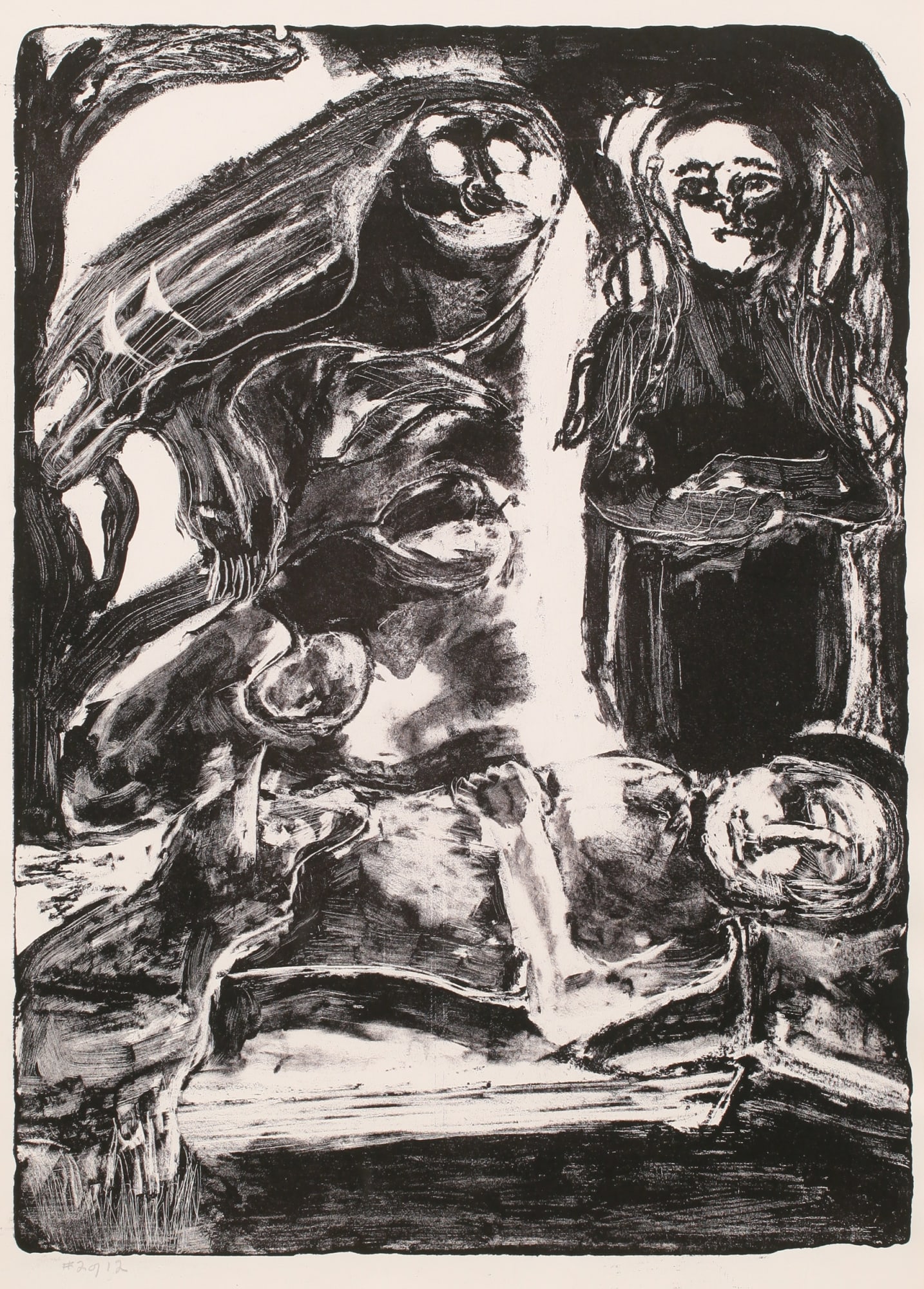 Fran Herndon Pg. 44 (The Heads of the Town up to the Aether), 1960 Lithograph 20 x 13 in 50.8 x 33.02 cm