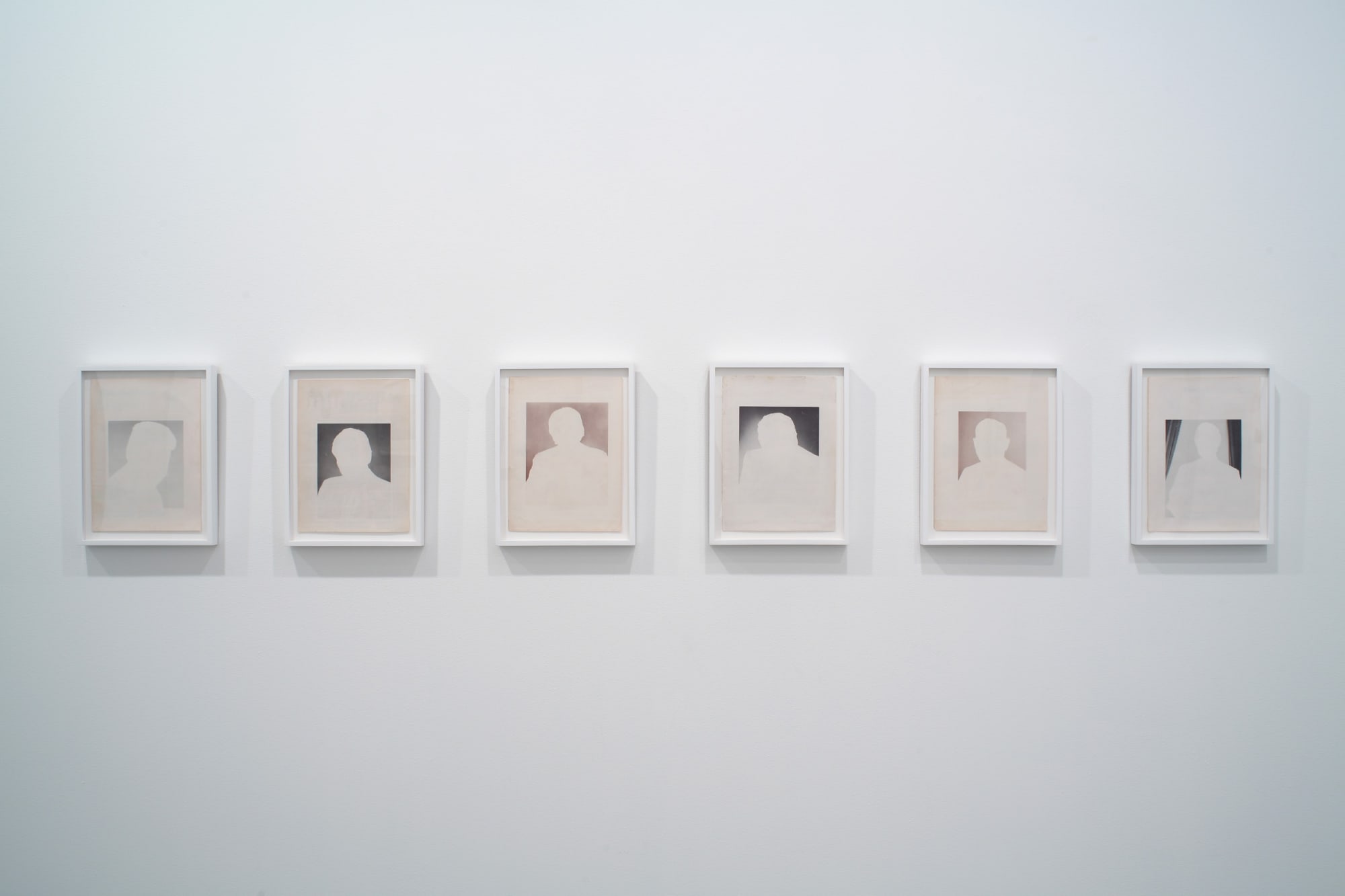 Will Rogan Busts, 2010 6 altered magazine pages 11 1/8 x 8 1/4 in each 28.28 x 20.96 cm each