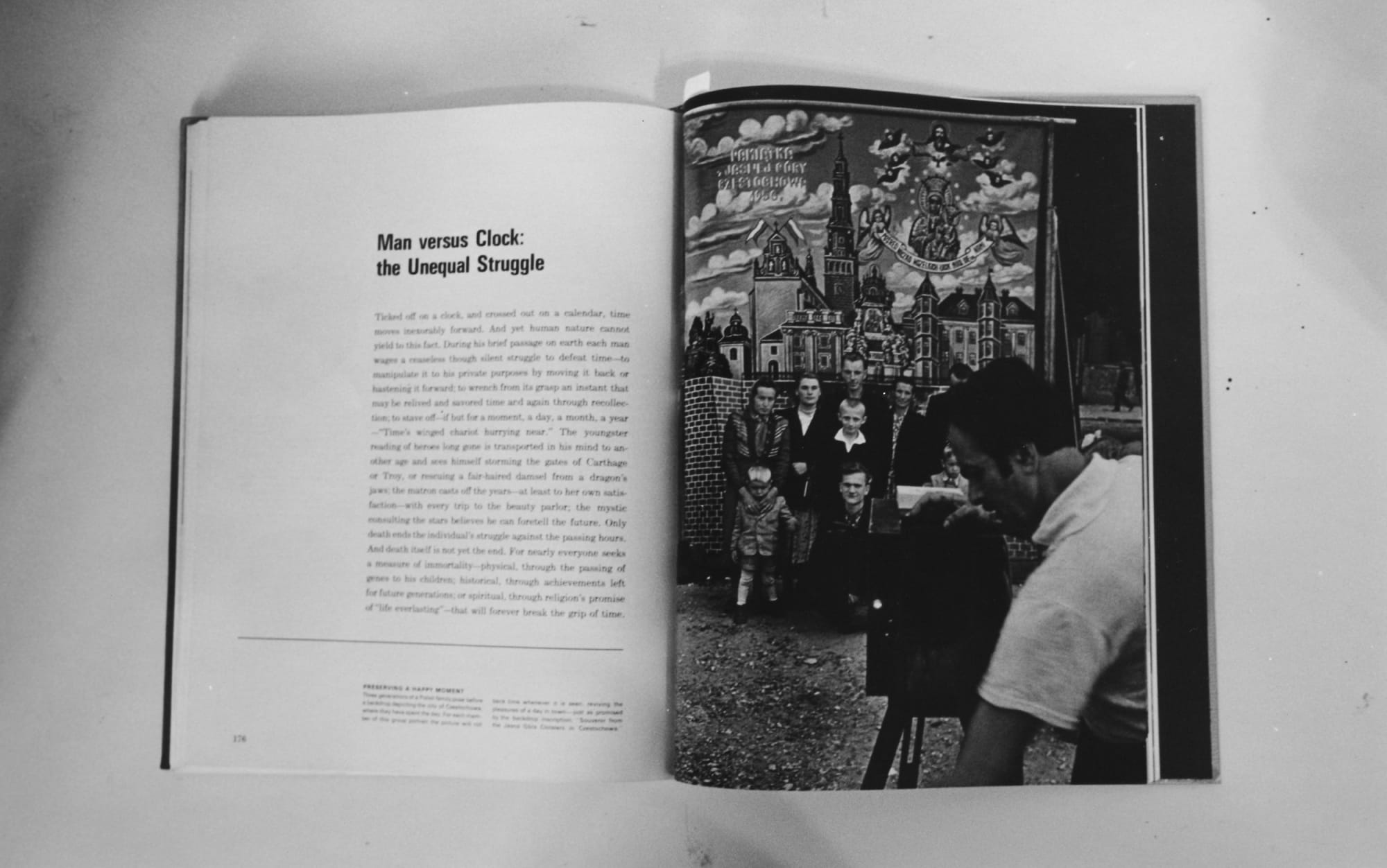 Will Rogan Man Versus Clock: the Unequal Struggle, 2010 Gelatin Silver Print 16 x 20 in 40.64 x 50.8 cm